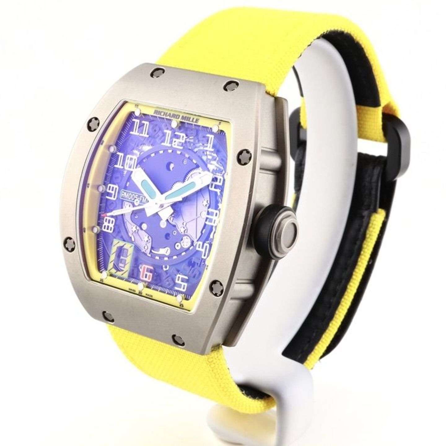 Richard Mille RM 005 RM005 (Onbekend (willekeurig serienummer)) - Transparant wijzerplaat 38mm Titanium (2/8)