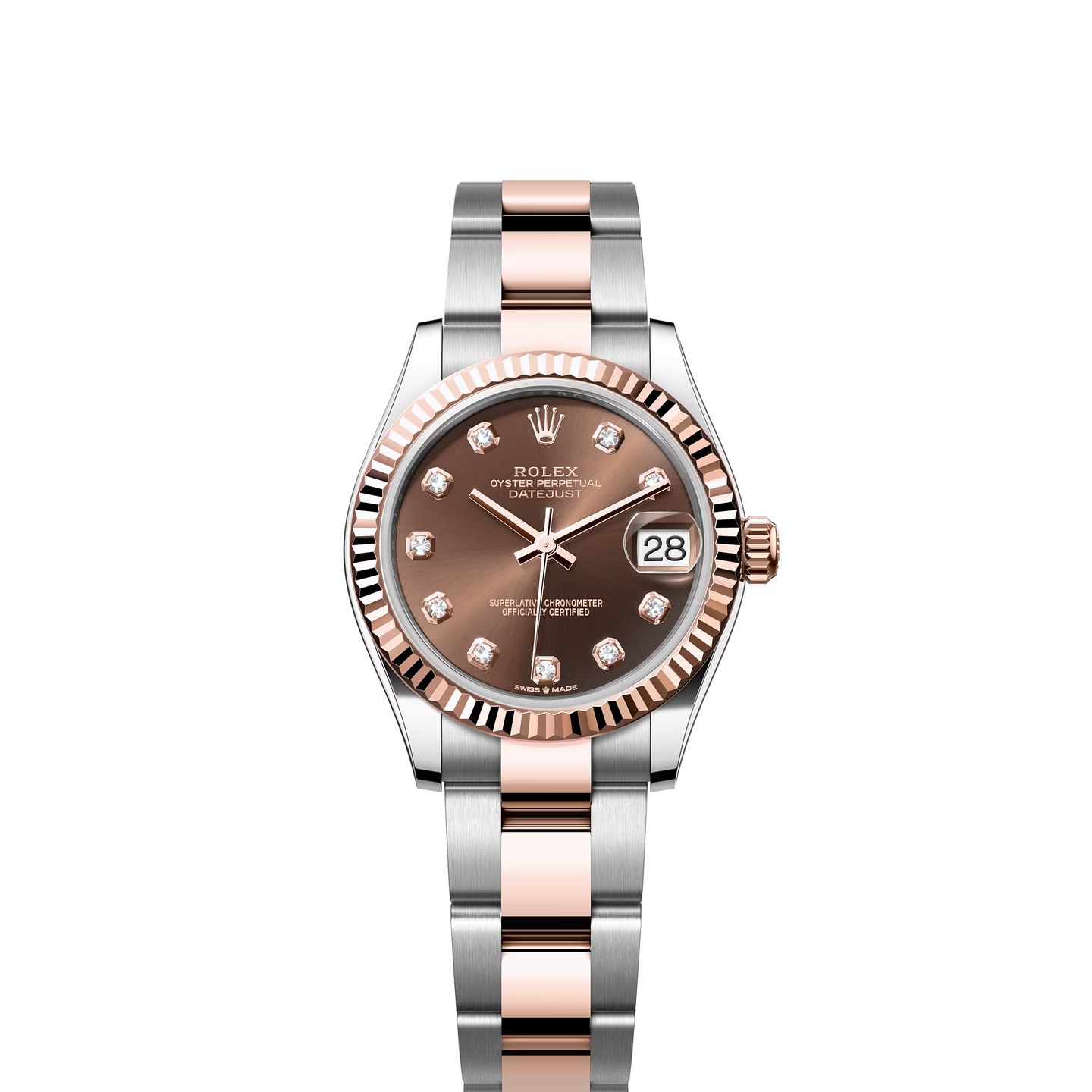 Rolex Datejust 31 278271 (2024) - Bruin wijzerplaat 31mm Staal (1/1)