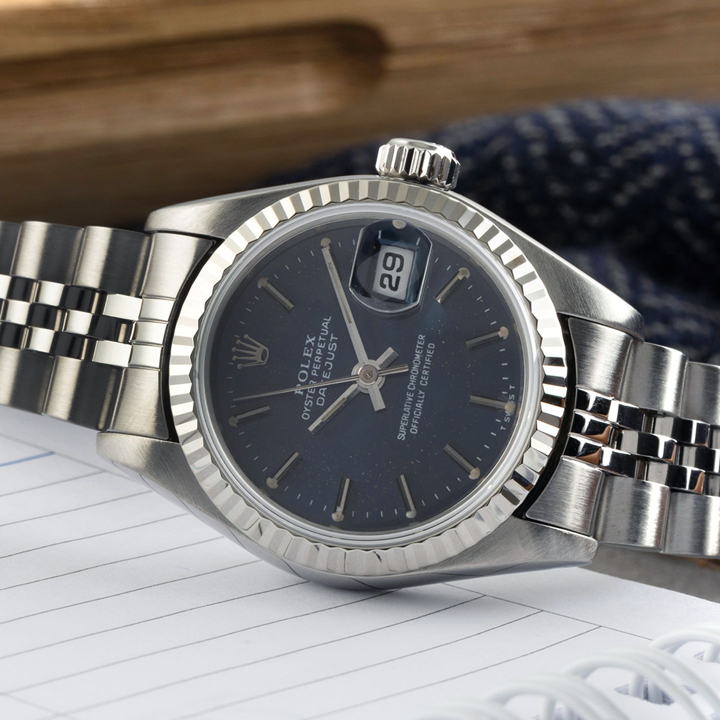 Rolex Lady-Datejust 69174 (1985) - 26mm Staal (2/8)