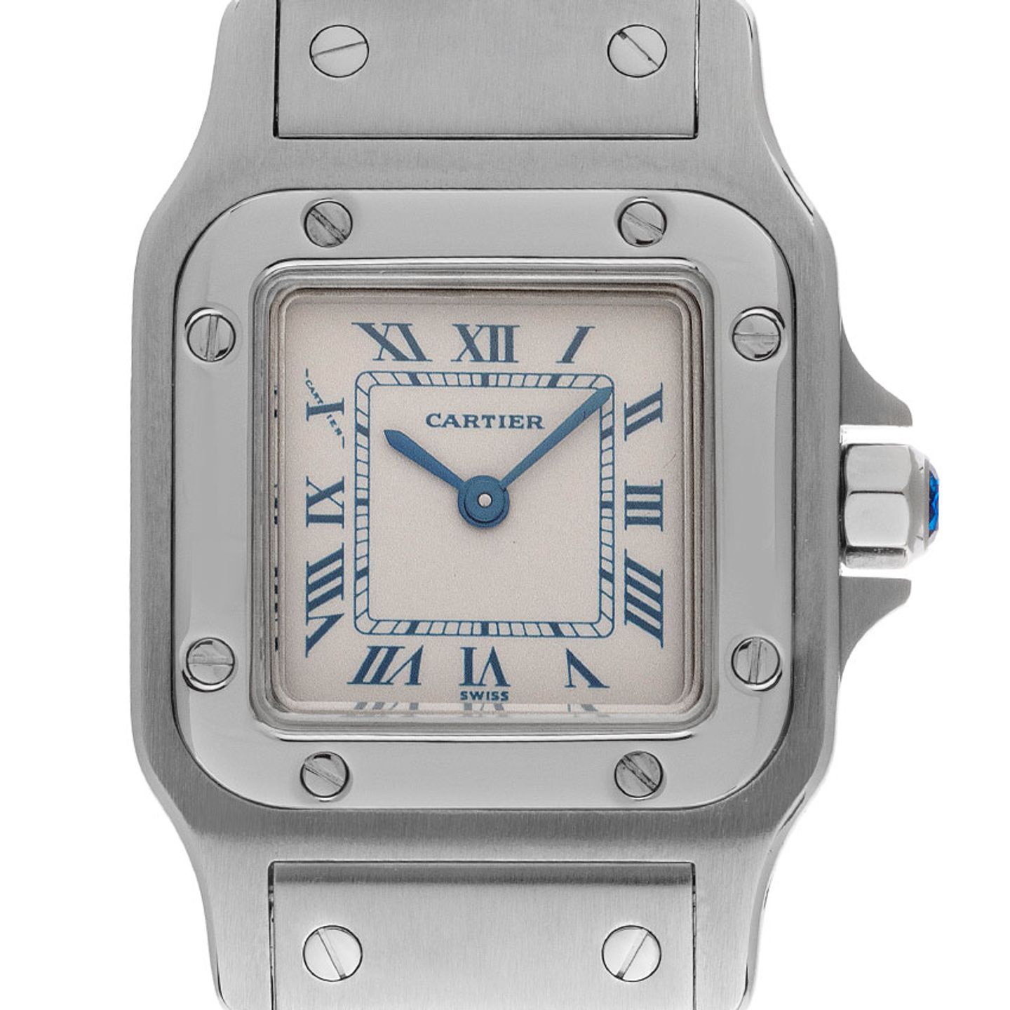 Cartier Santos Galbée 1565 (2004) - 24 mm Steel case (1/8)