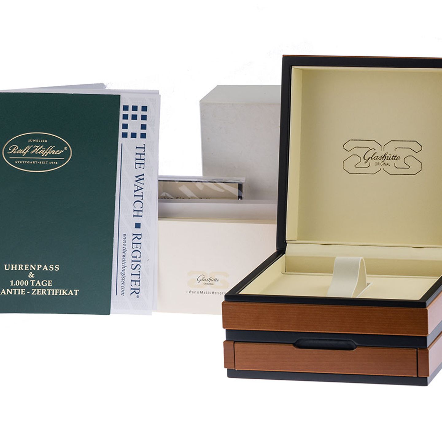 Glashütte Original PanoReserve 1-90-03-02-02-04 (2007) - Silver dial 39 mm Steel case (2/7)