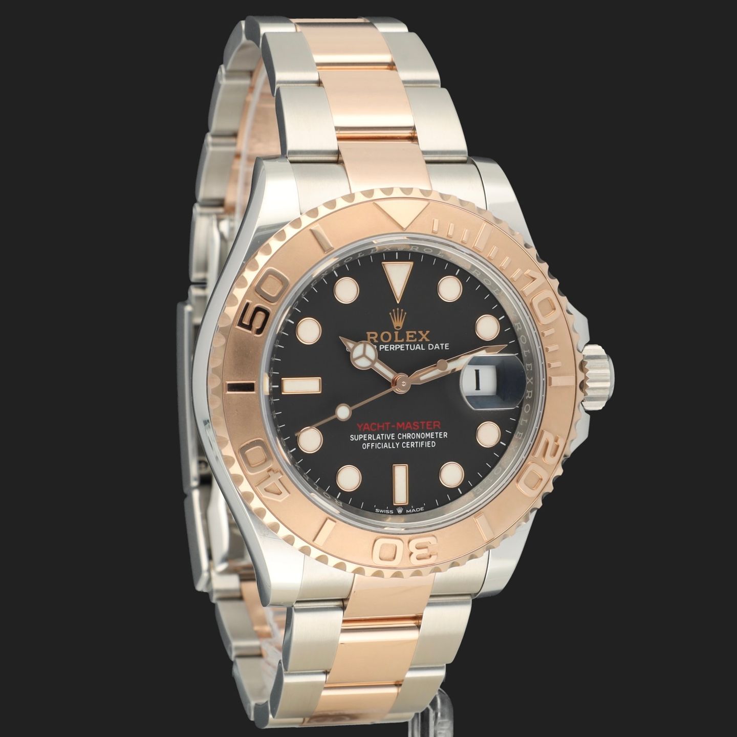 Rolex Yacht-Master 40 126621 (2021) - Black dial 40 mm Gold/Steel case (4/8)