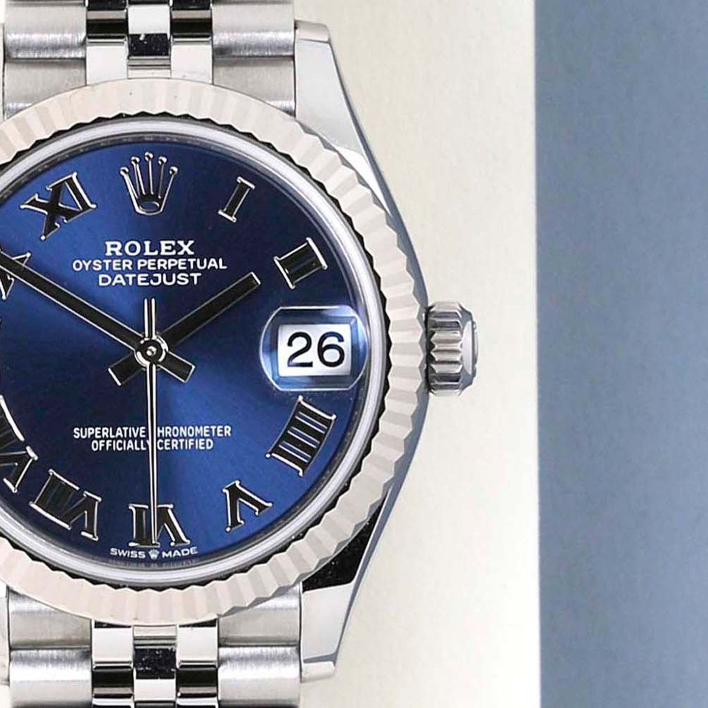 Rolex Datejust 31 278274 (2024) - Blue dial 31 mm Steel case (5/8)