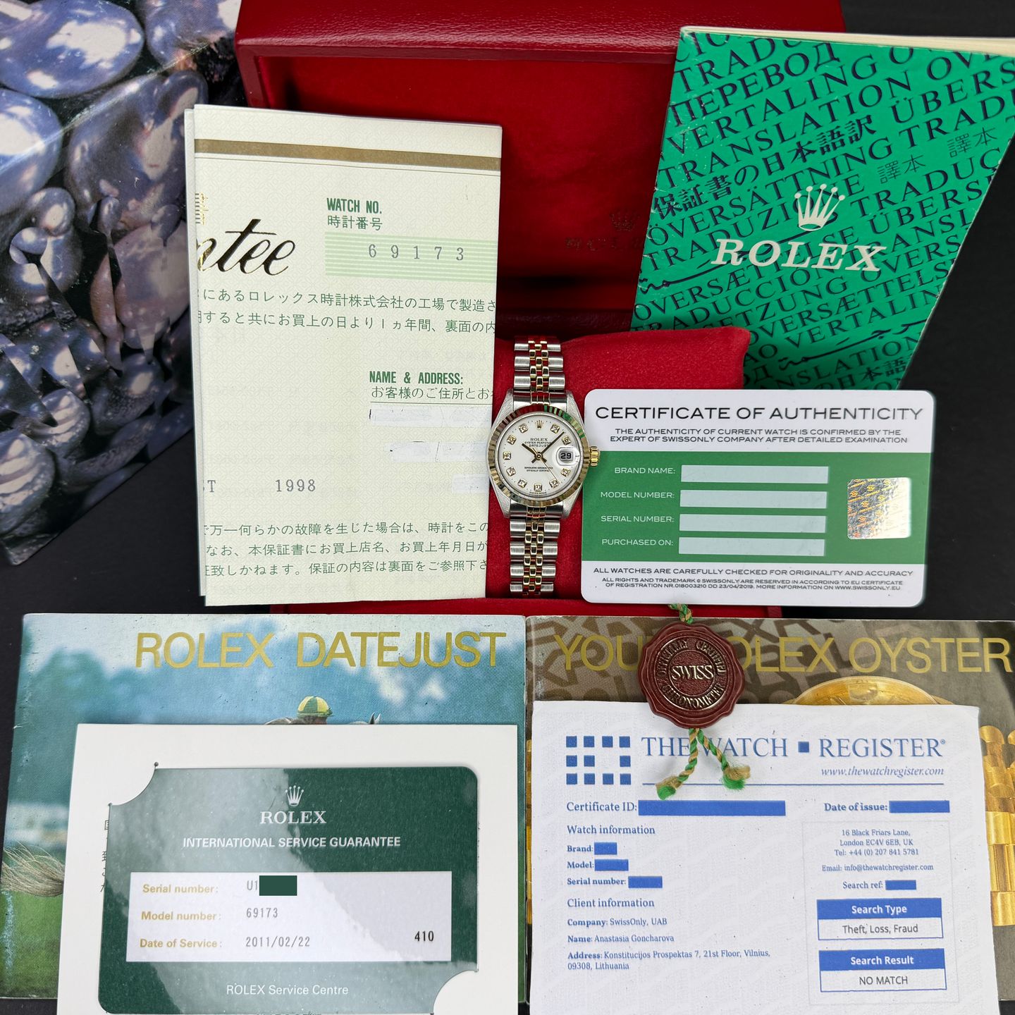 Rolex Lady-Datejust 69173 (1997) - 26 mm Gold/Steel case (3/8)