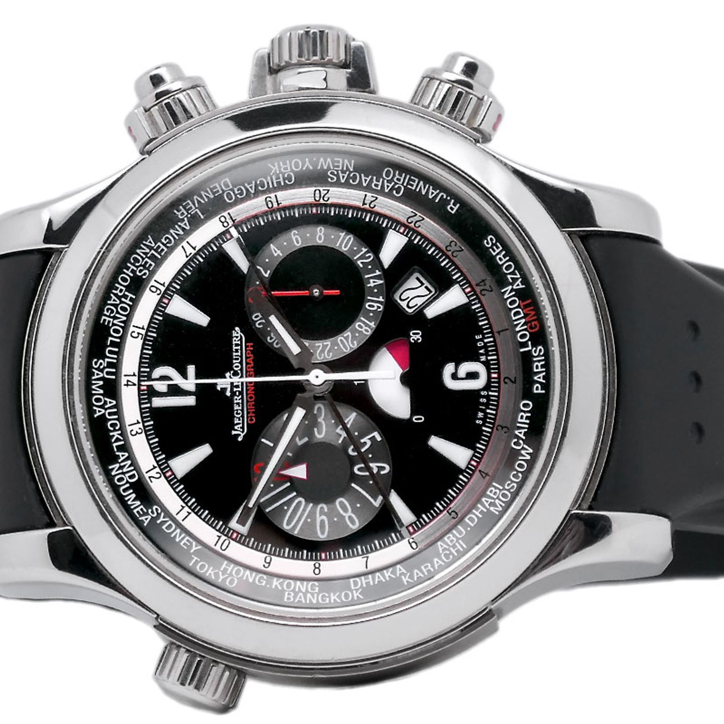 Jaeger-LeCoultre Master Compressor Extreme Q1768470 (Unknown (random serial)) - Black dial 46 mm Steel case (4/6)