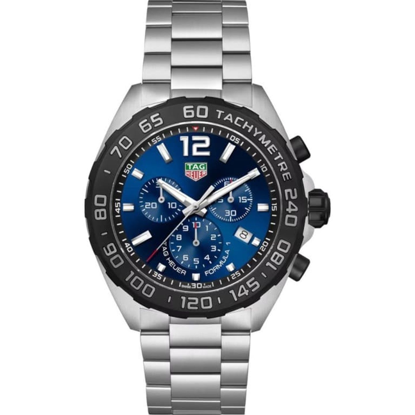 TAG Heuer Formula 1 Quartz CAZ101AV.BA0842 (2024) - Blauw wijzerplaat 43mm Staal (1/1)