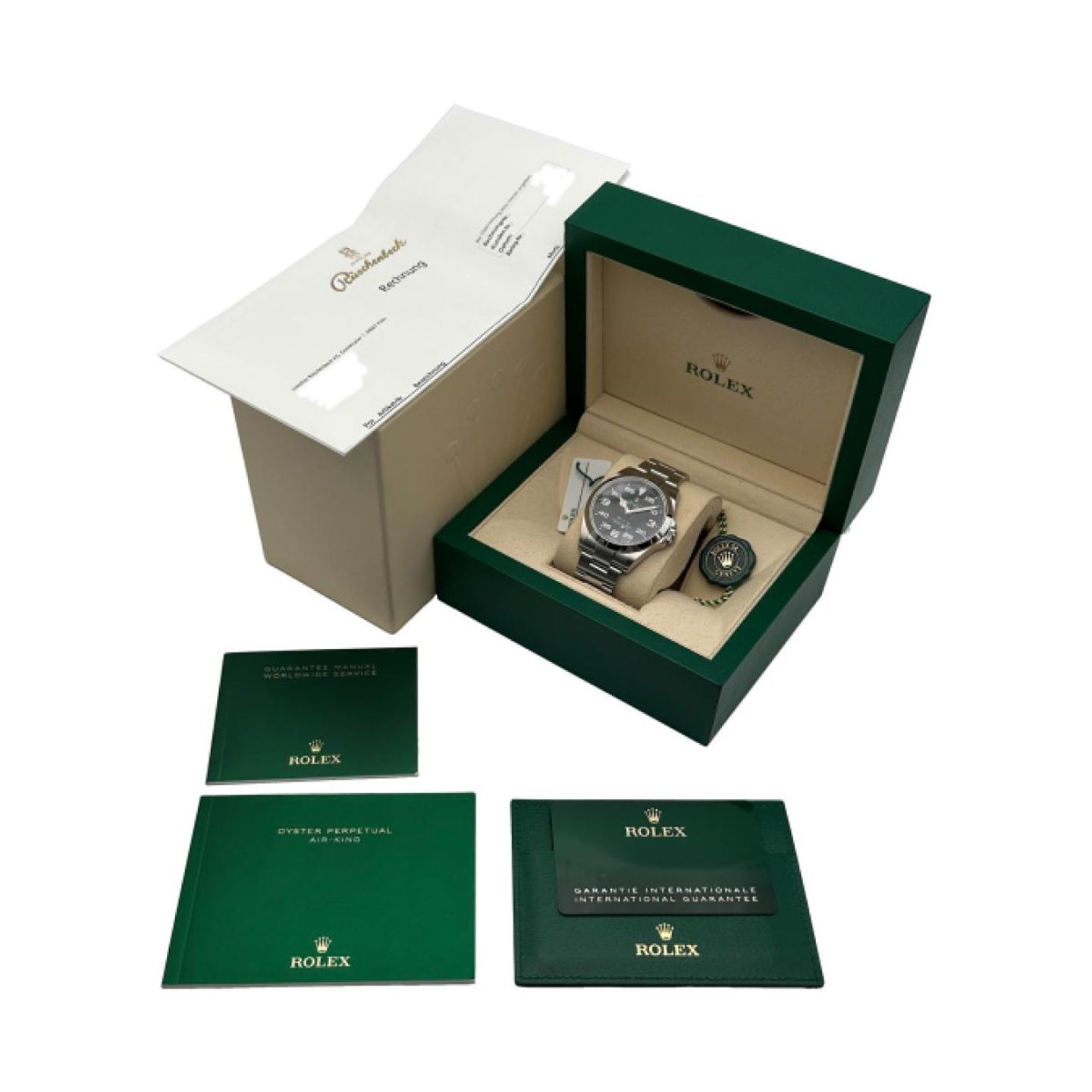 Rolex Air-King 126900 (2022) - Black dial 40 mm Steel case (5/5)