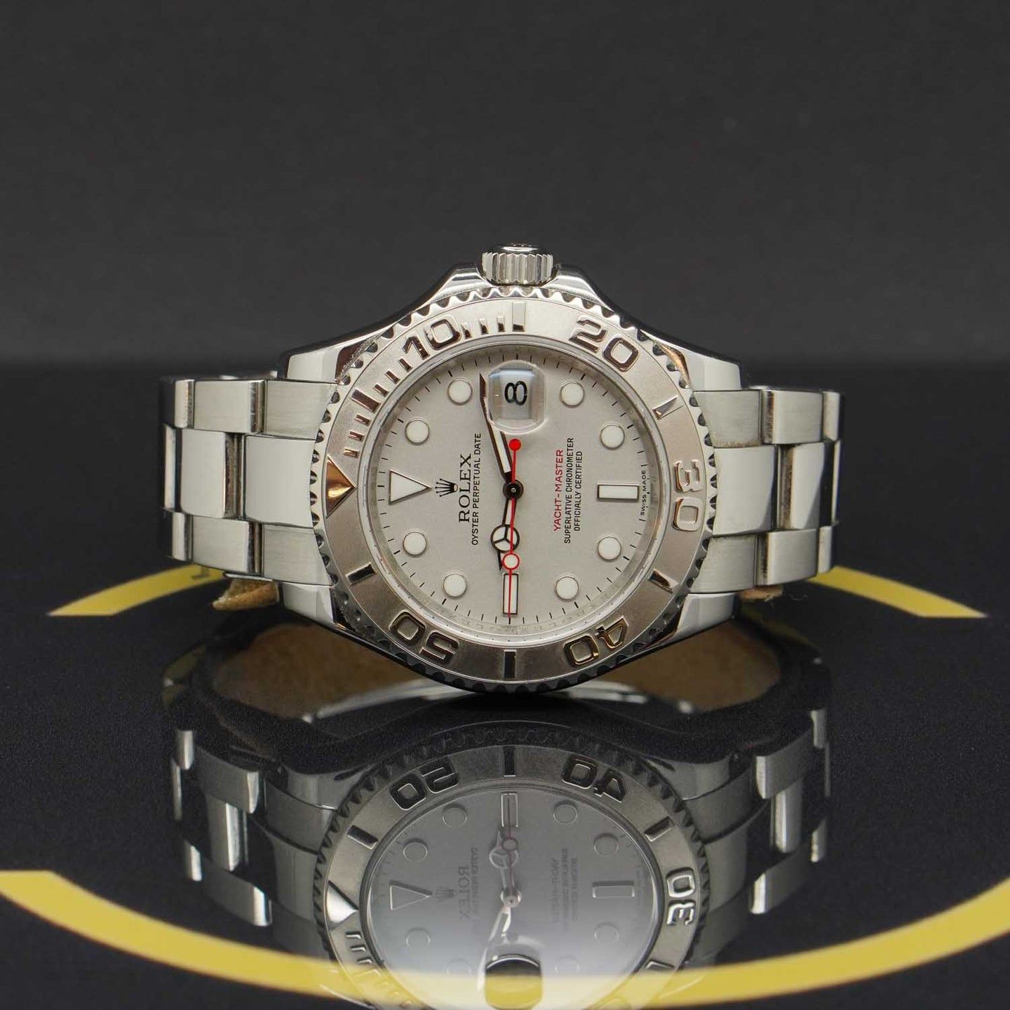 Rolex Yacht-Master 40 16622 (2008) - Wit wijzerplaat 40mm Staal (4/7)