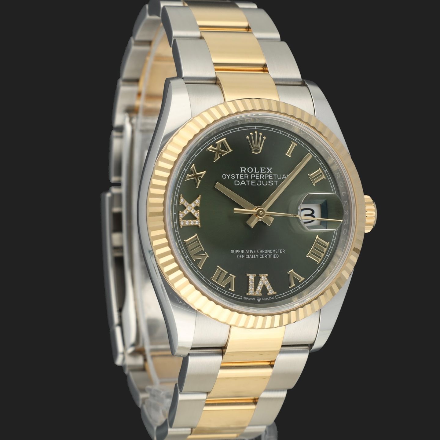 Rolex Datejust 36 126233 (2019) - 36mm Goud/Staal (4/8)