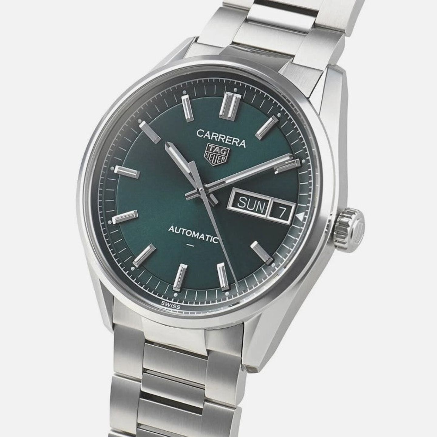 TAG Heuer Carrera WDA2115.BA0043 (2026) - Groen wijzerplaat 41mm Staal (1/1)