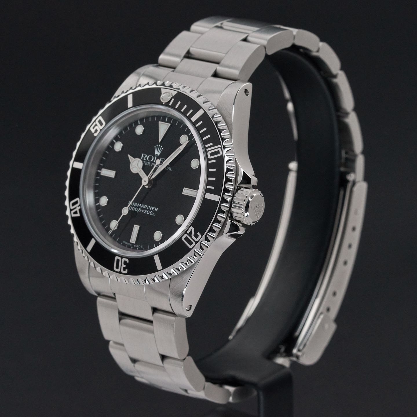 Rolex Submariner No Date 14060 (1999) - Zwart wijzerplaat 40mm Staal (3/7)