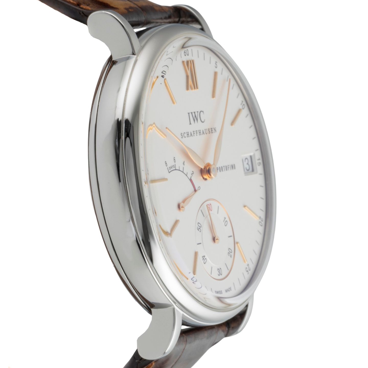 IWC Portofino Hand-Wound IW510103 (2015) - Silver dial 45 mm Steel case (7/8)