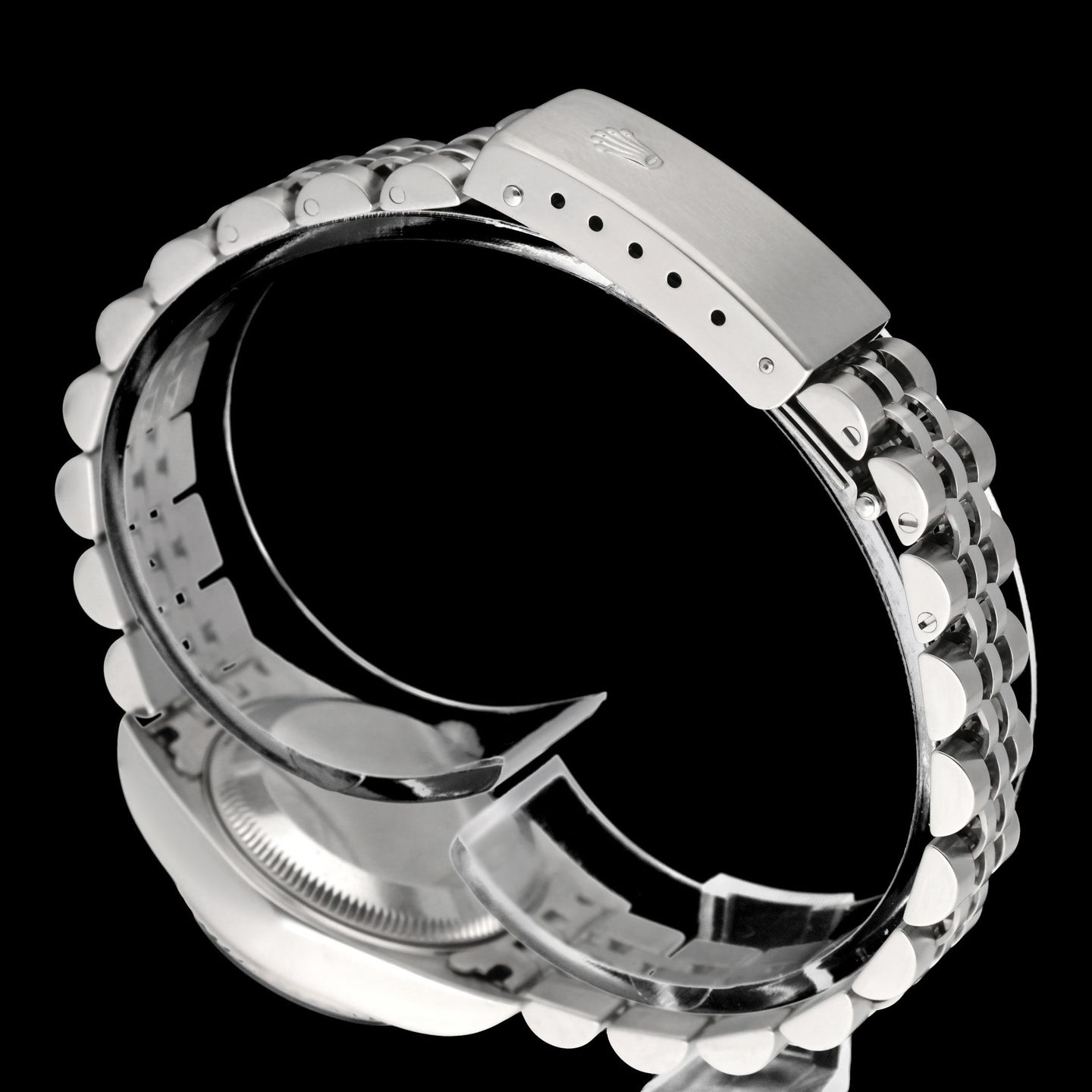 Rolex Lady-Datejust 79174 (2004) - Zilver wijzerplaat 26mm Staal (8/8)