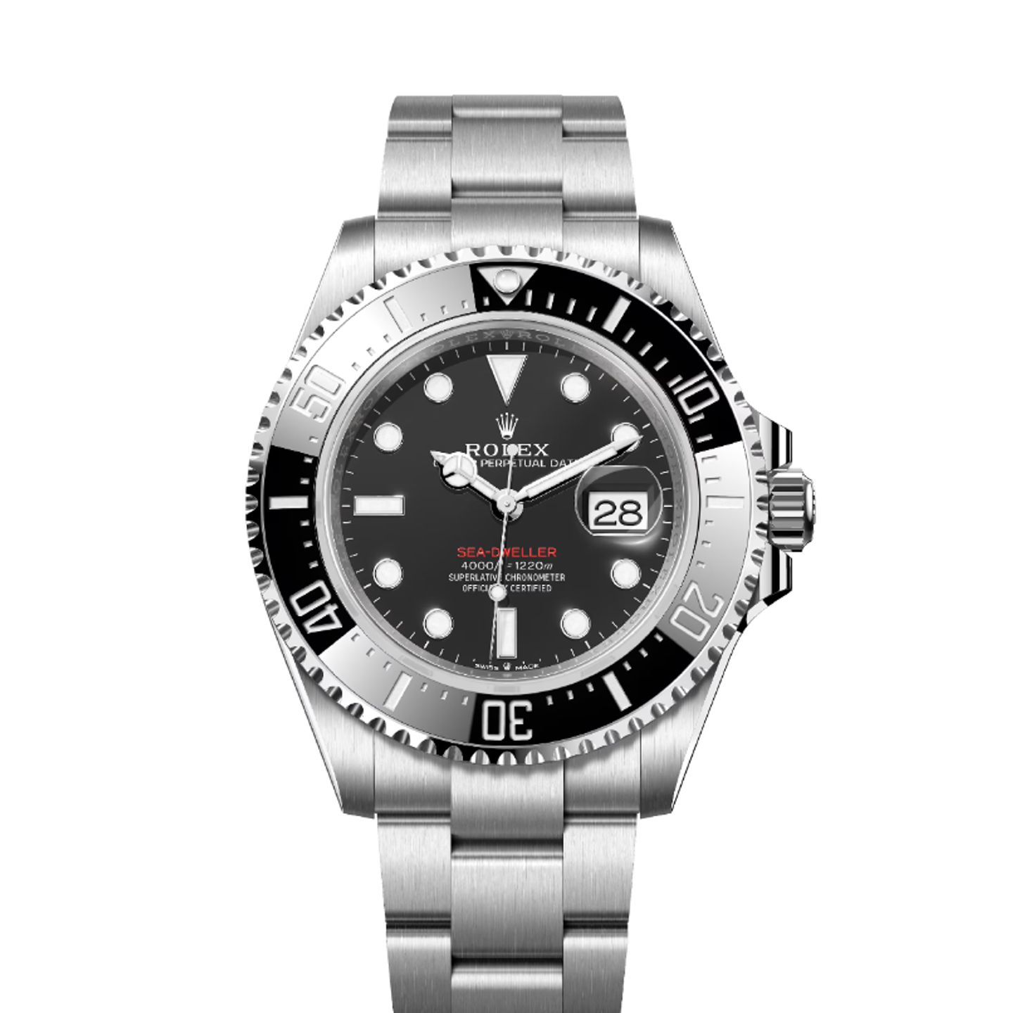 Rolex Sea-Dweller 126600 (2023) - Zwart wijzerplaat 43mm Staal (1/8)