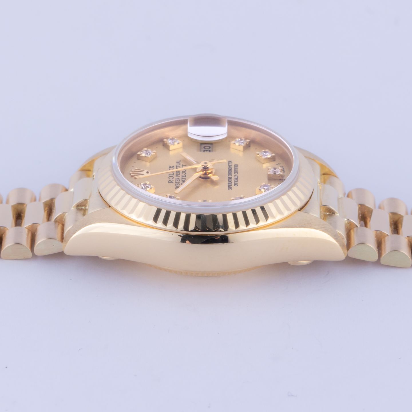 Rolex Lady-Datejust 69178 (1993) - 26 mm Yellow Gold case (5/8)
