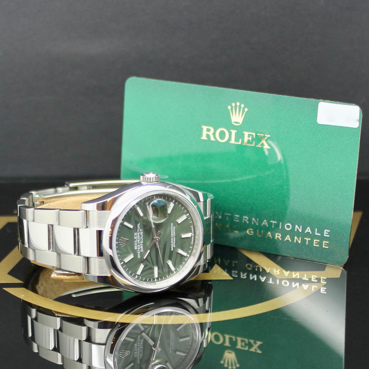Rolex Datejust 36 126200 (2021) - Groen wijzerplaat 36mm Staal (5/7)