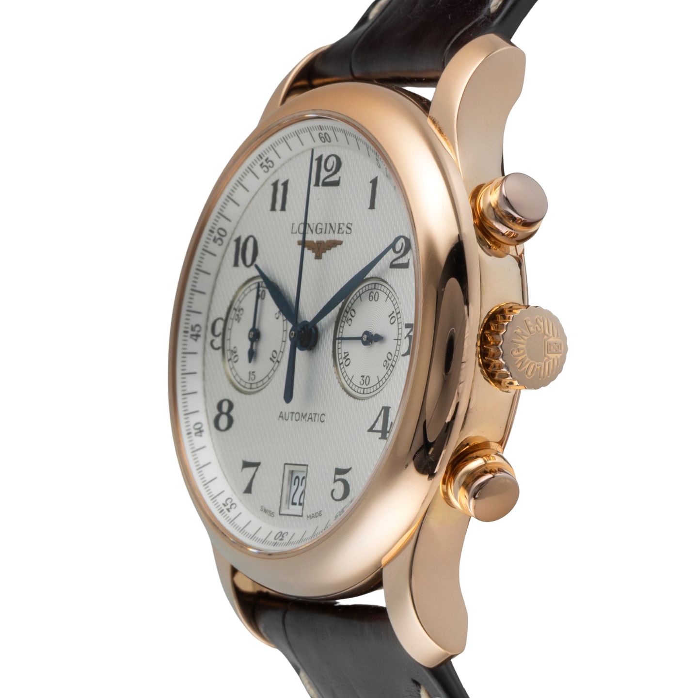 Longines Master Collection L2.669.8.78.3 (Onbekend (willekeurig serienummer)) - Zilver wijzerplaat 39mm Roodgoud (6/8)