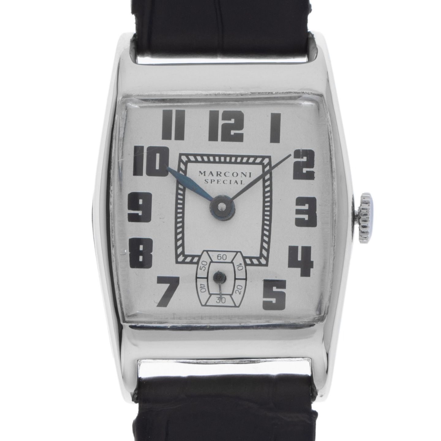 Rolex Vintage Unknown (1930) - Zilver wijzerplaat 35mm Staal (1/8)