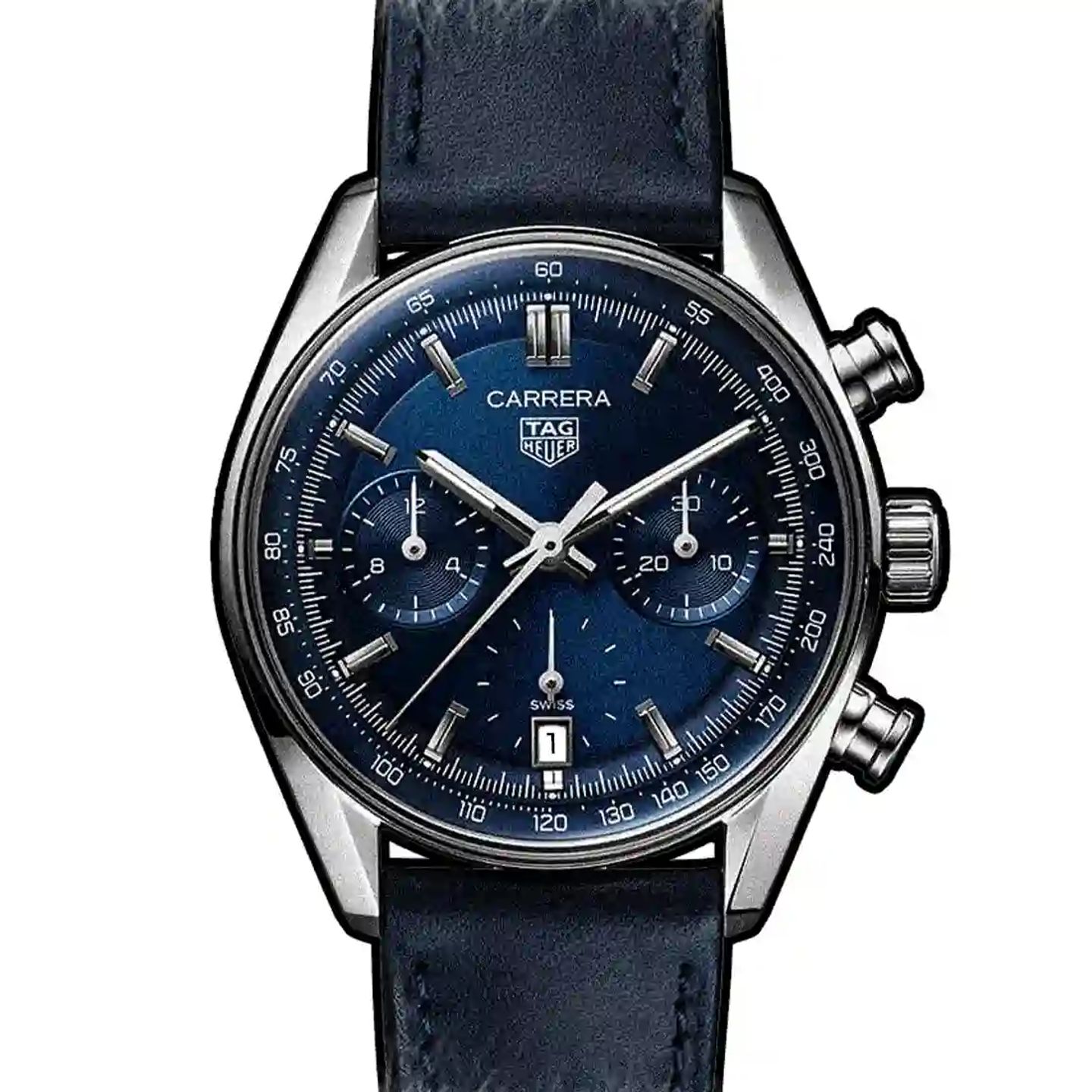 TAG Heuer Carrera CBS2212.FC6535 (2025) - Blue dial 39 mm Steel case (1/3)