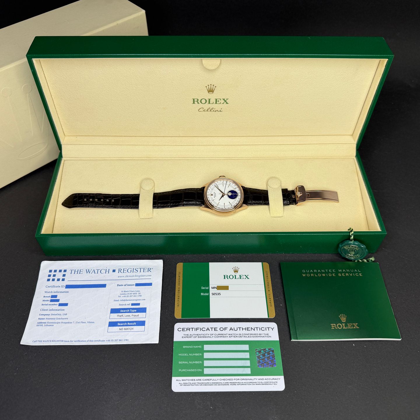 Rolex Cellini Moonphase 50535 - (3/8)