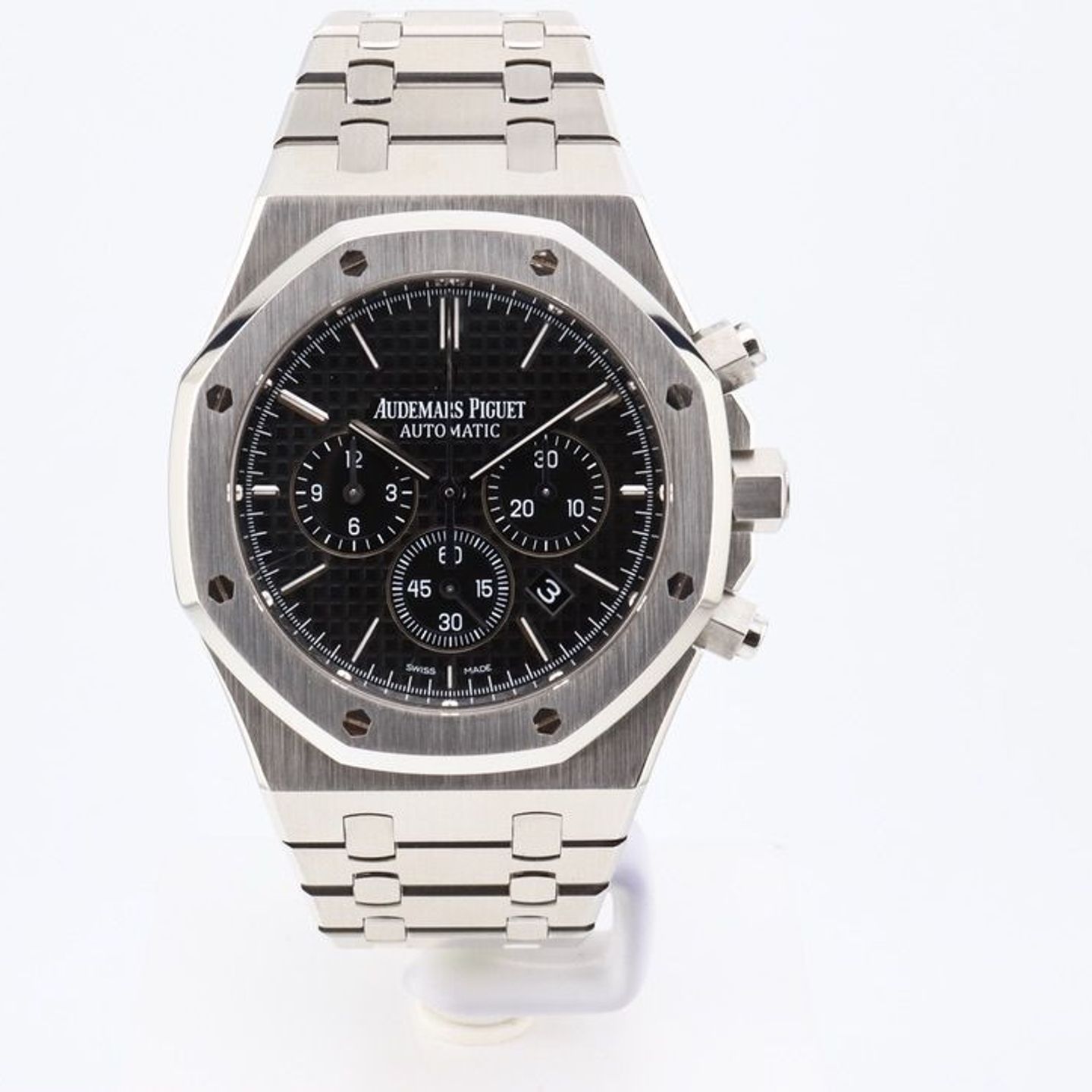 Audemars Piguet Royal Oak Chronograph 26320ST.OO.1220ST.01 (Unknown (random serial)) - Black dial 41 mm Steel case (1/8)