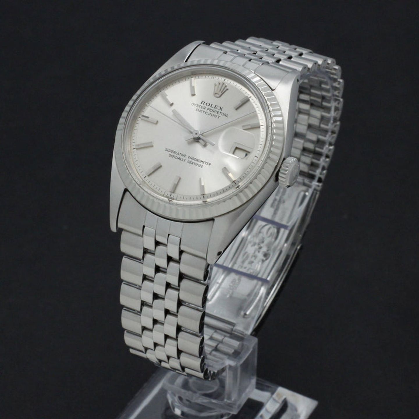 Rolex Datejust 1601 (1968) - Silver dial 36 mm Steel case (2/7)