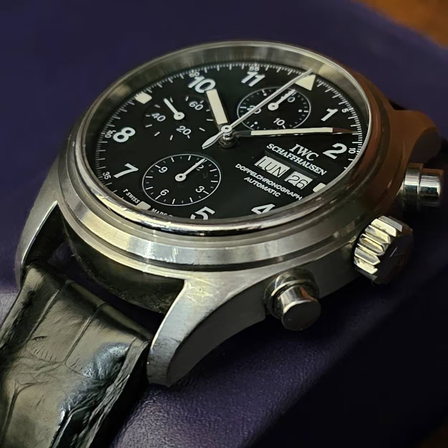 IWC Pilot Double Chronograph 3713 - (4/5)