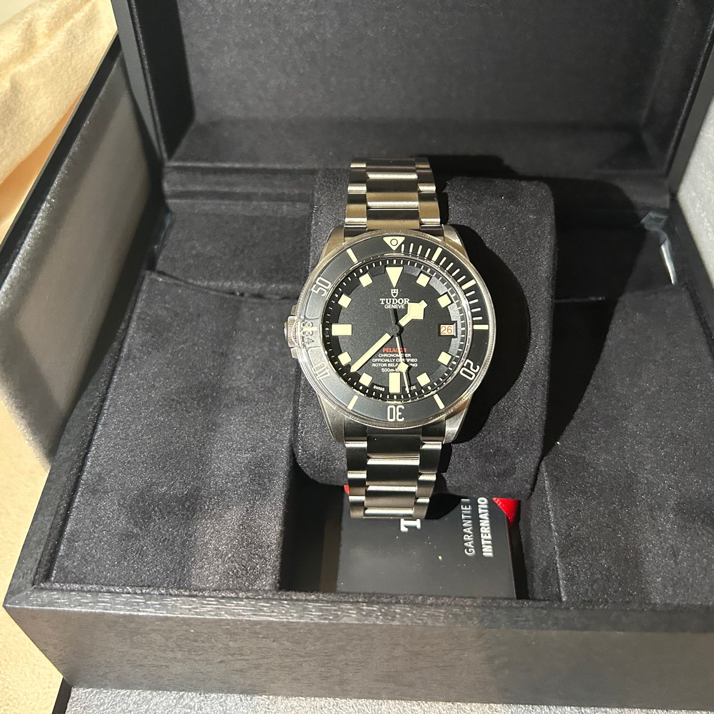 Tudor Pelagos 25610TNL (2024) - Zwart wijzerplaat 42mm Titanium (1/8)