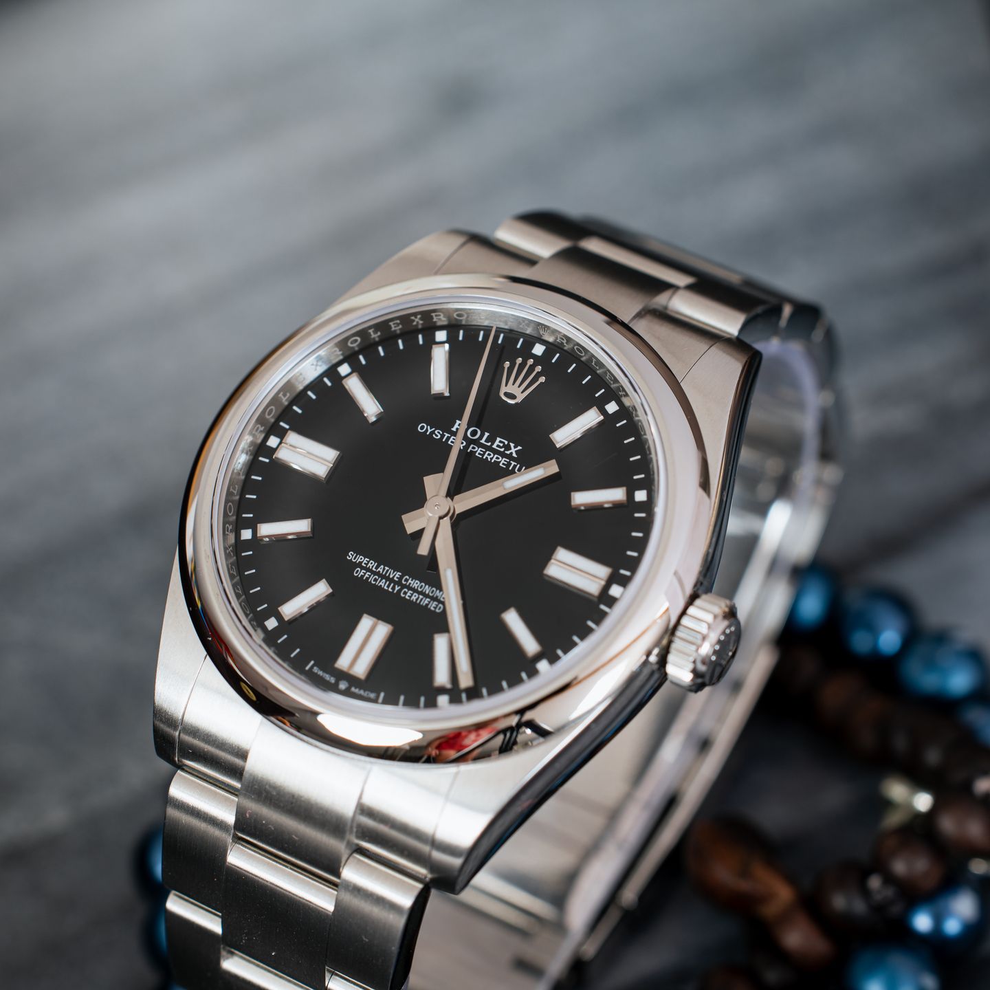 Rolex Oyster Perpetual 41 134300 (2026) - Zwart wijzerplaat 41mm Staal (1/3)