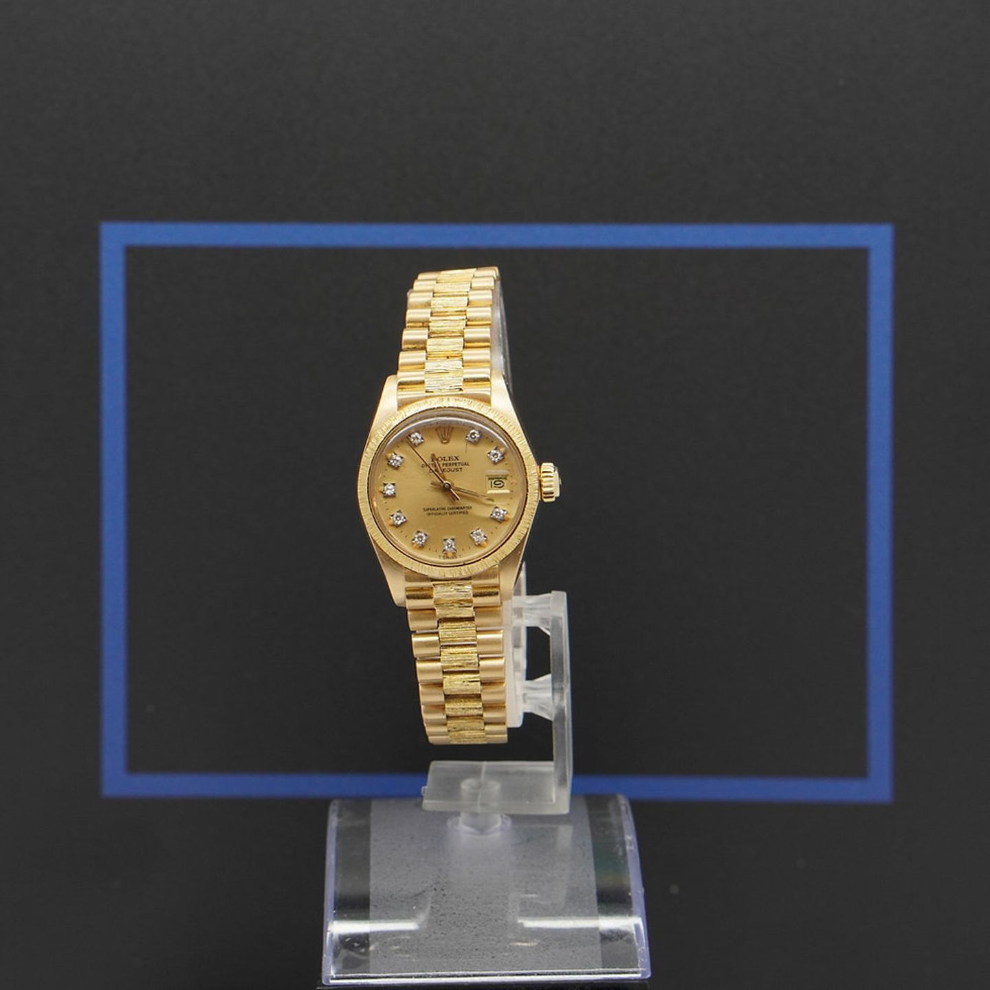 Rolex Lady-Datejust 6927 (1973) - Gold dial 26 mm Yellow Gold case (1/8)