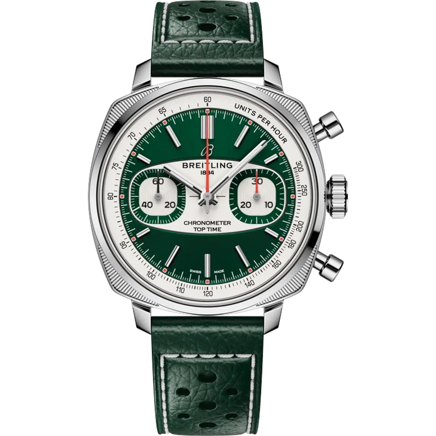 Breitling Top Time AB01771A1L1X1 (2026) - Green dial 38 mm Steel case (1/1)