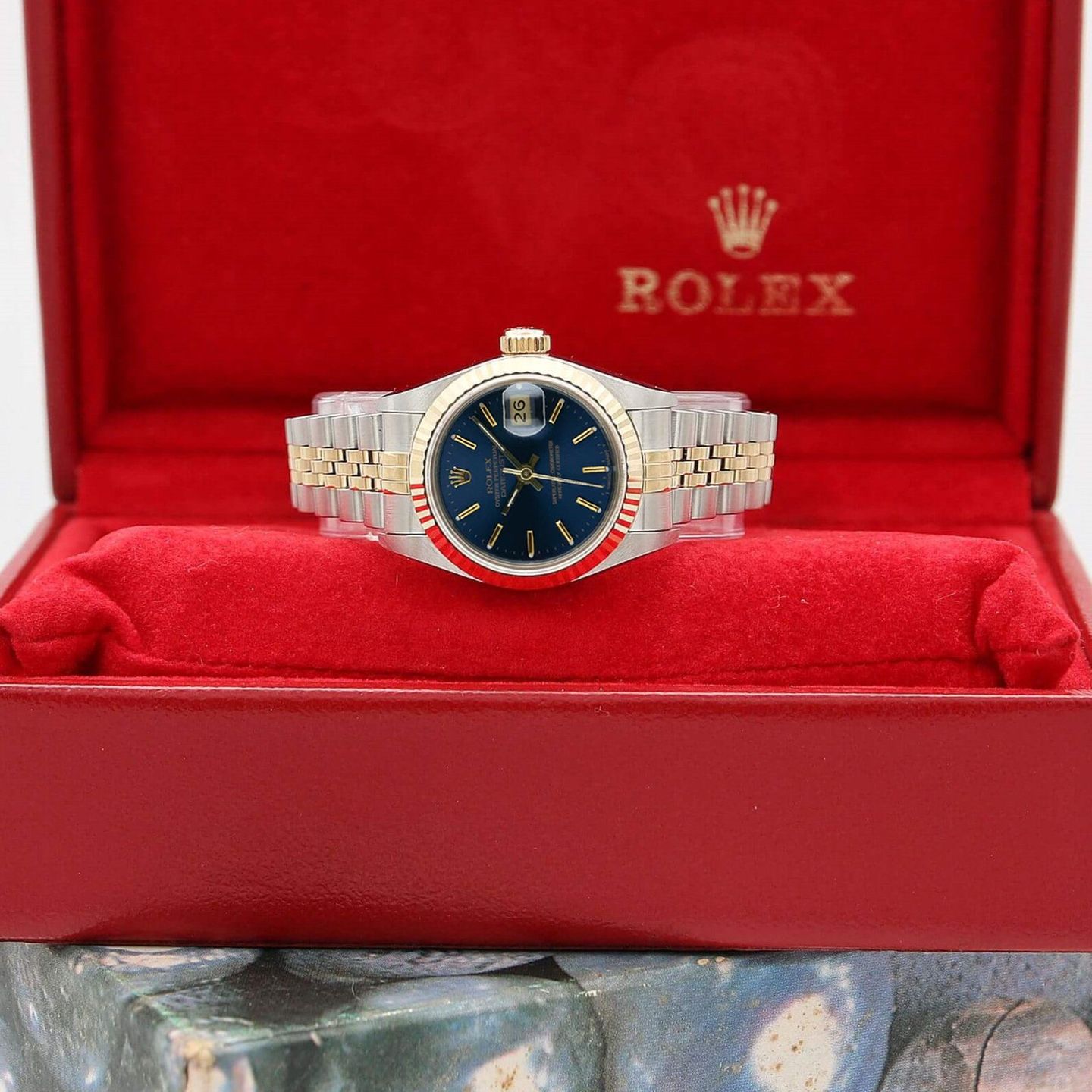 Rolex Lady-Datejust 69173 (Onbekend (willekeurig serienummer)) - 26mm Goud/Staal (3/8)