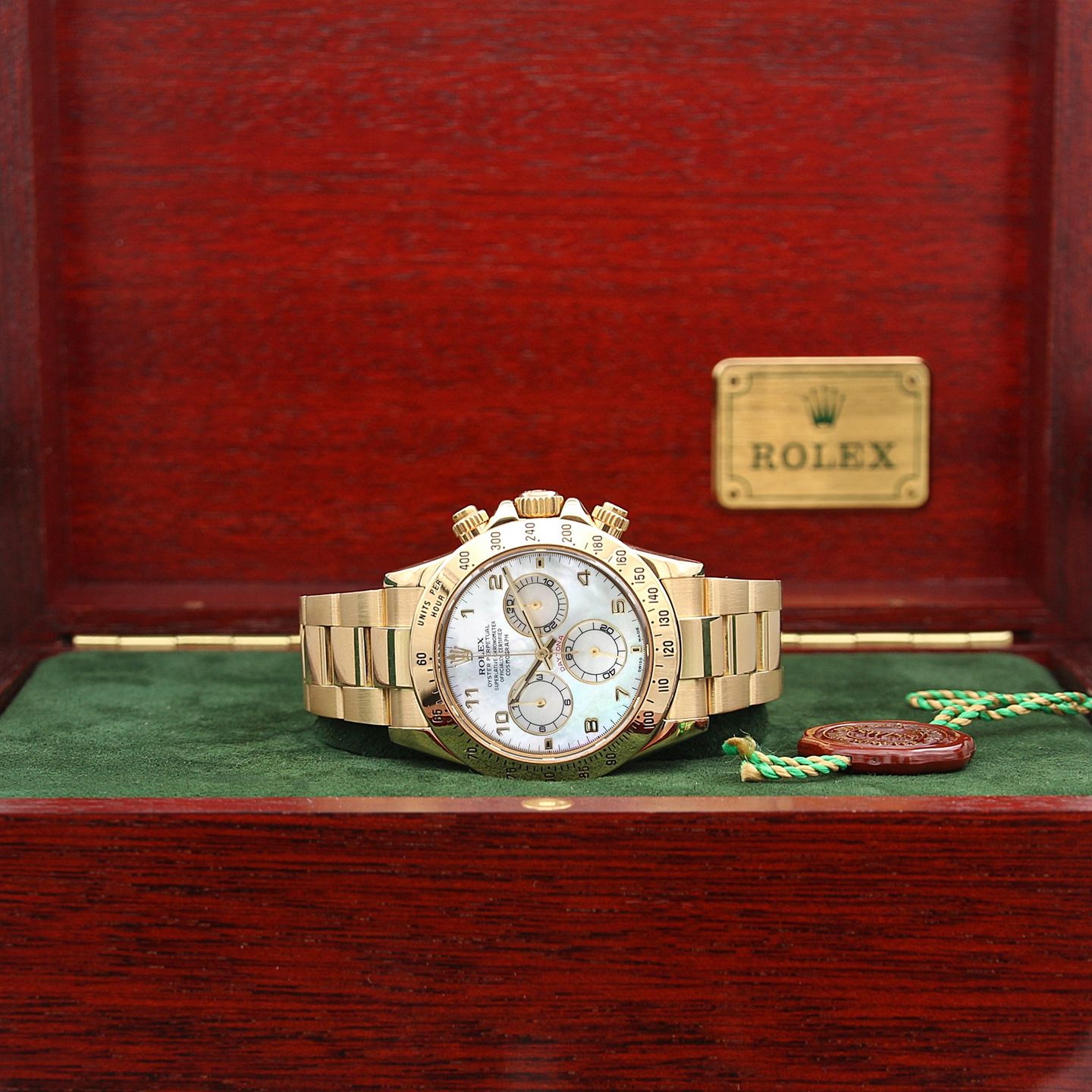 Rolex Daytona 116528 (Unknown (random serial)) - 40 mm Yellow Gold case (1/5)