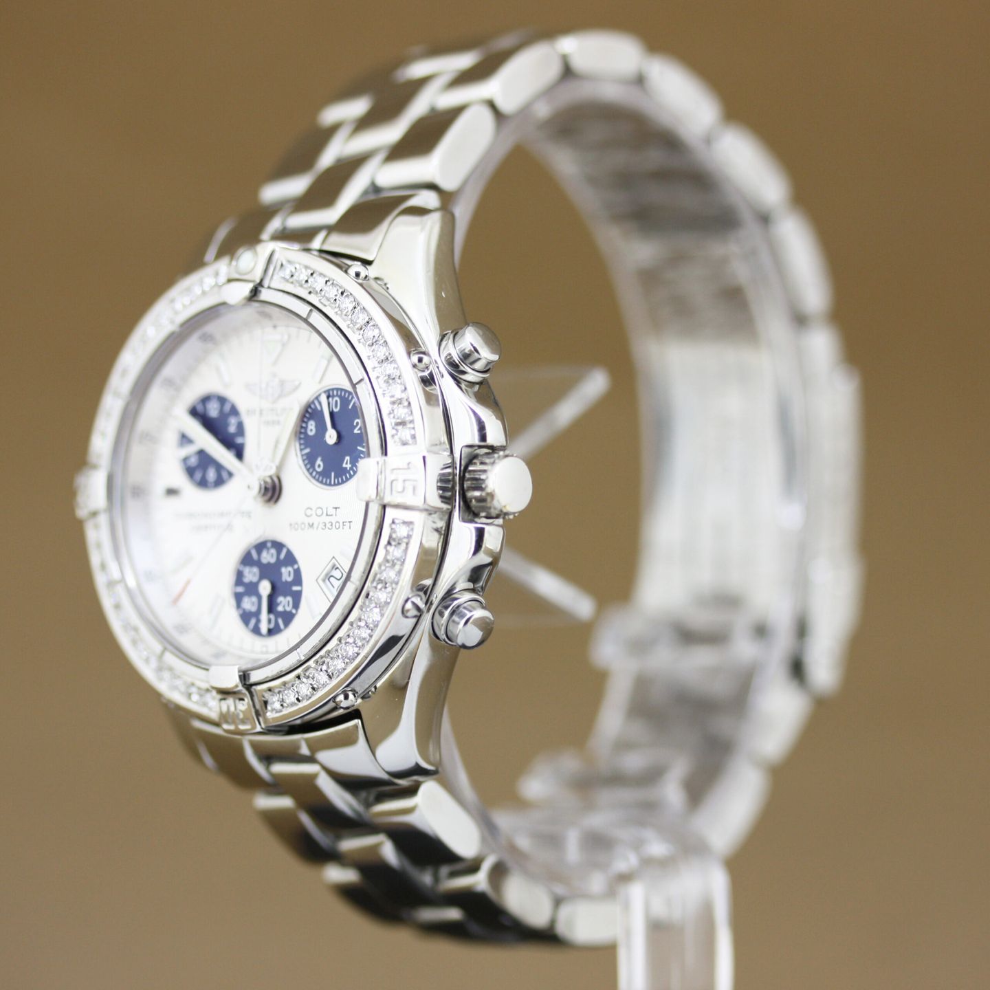Breitling Colt Chronograph A73350 (2003) - 38 mm Steel case (5/8)