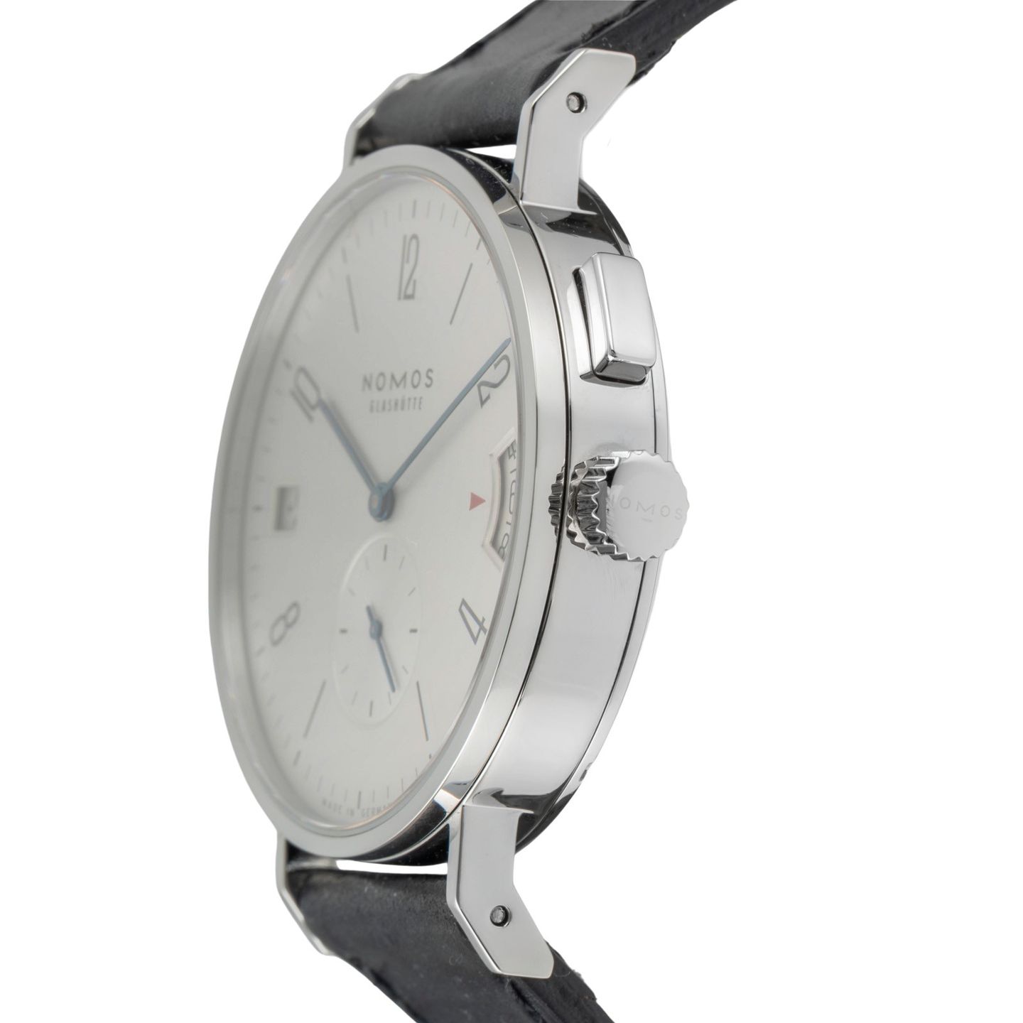 NOMOS Tangomat GMT 637 (Unknown (random serial)) - White dial 40 mm Steel case (6/8)
