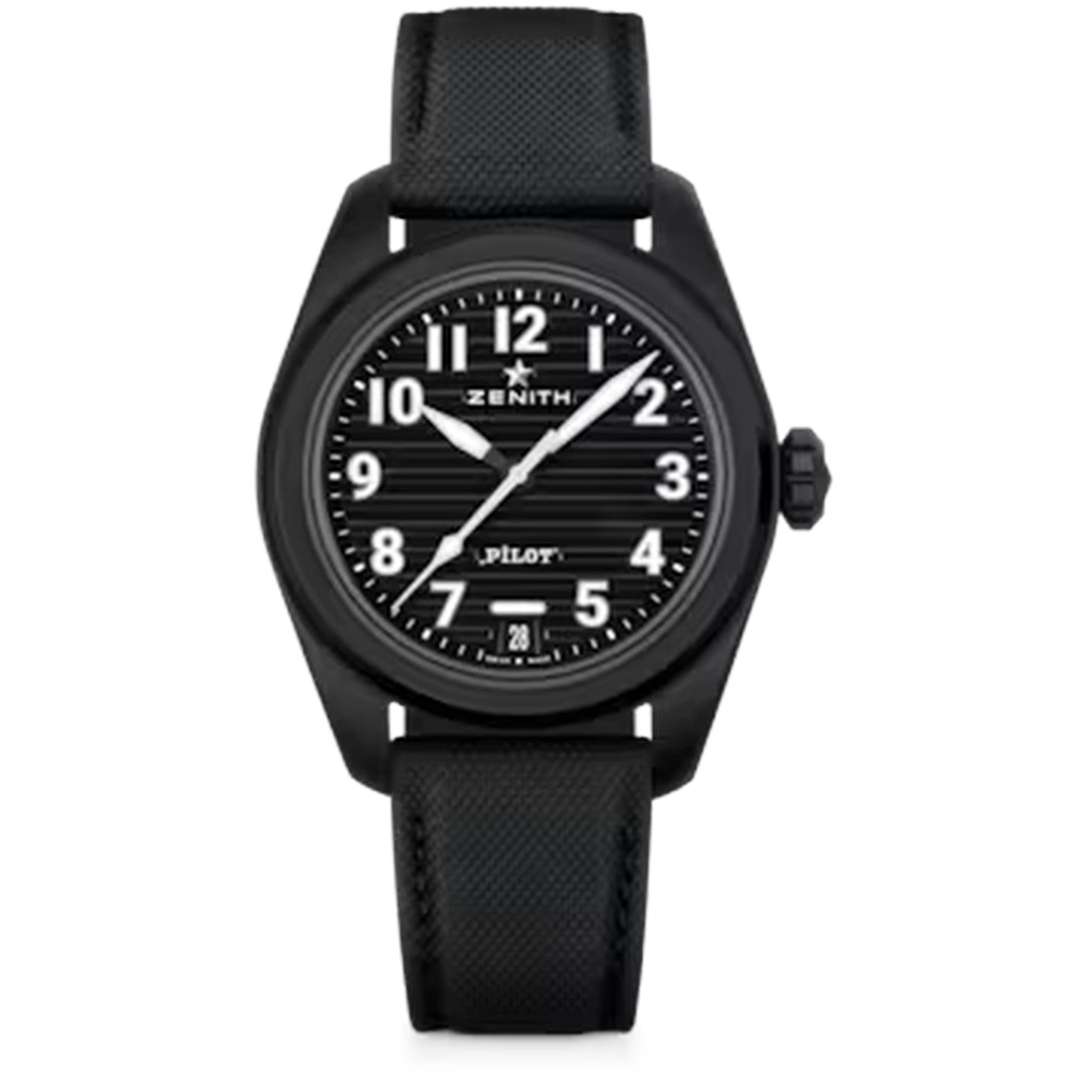 Zenith Pilot 49.4000.3620/21.I001 (2025) - Black dial 40 mm Ceramic case (1/1)