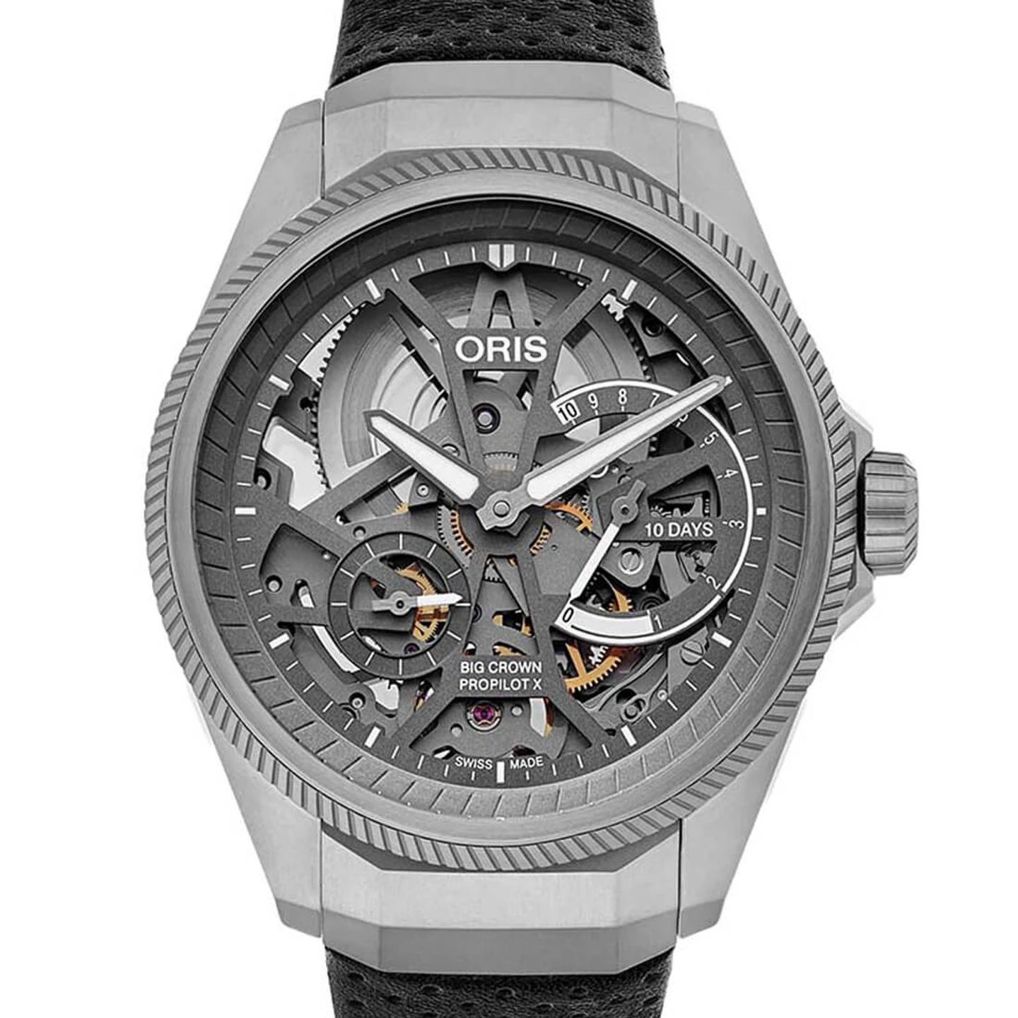 Oris Big Crown ProPilot 01 115 7759 7153-Set5 22 04TLC (2024) - Transparent dial 44 mm Titanium case (2/2)