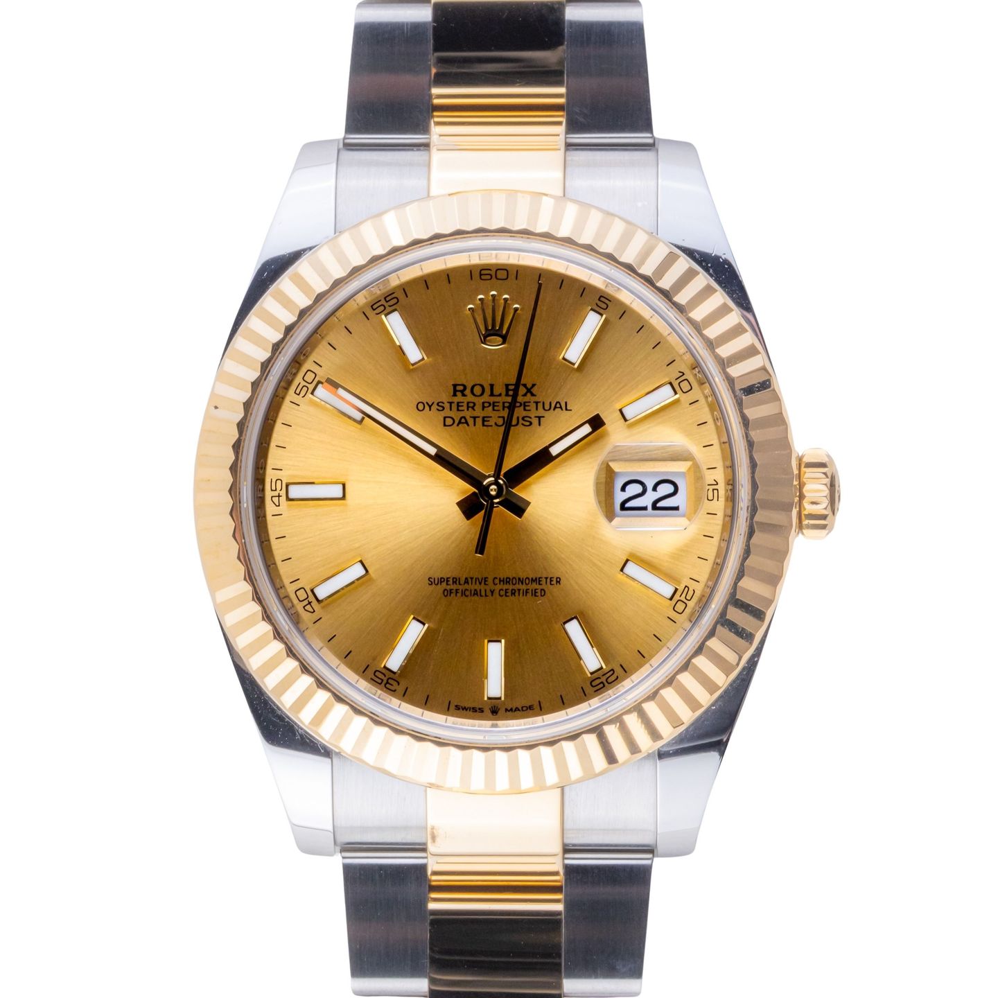 Rolex Datejust 41 126333 (2022) - 41mm Goud/Staal (3/8)