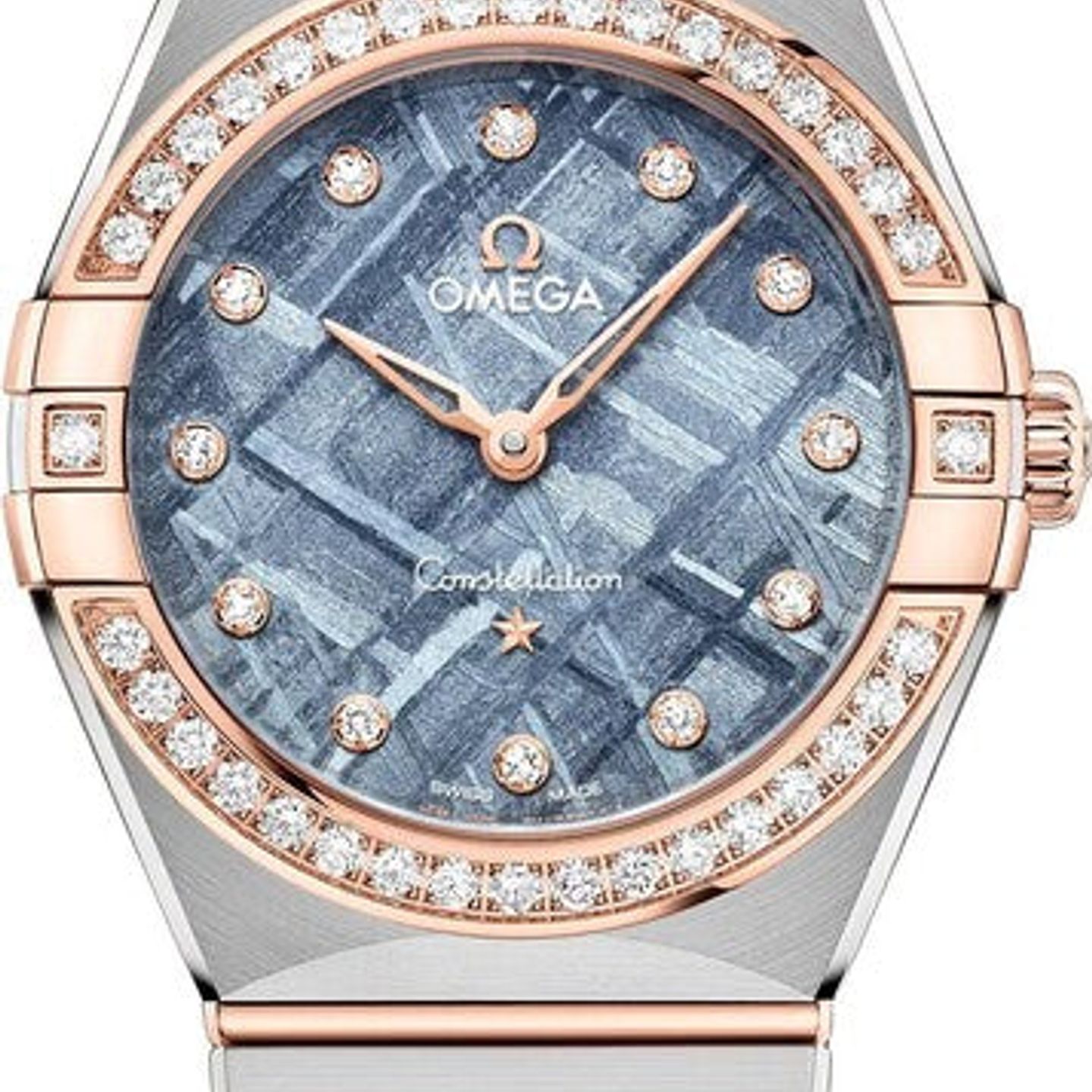 Omega Constellation Ladies 131.25.28.60.99.001 (2026) - Blue dial 28 mm Gold/Steel case (1/1)