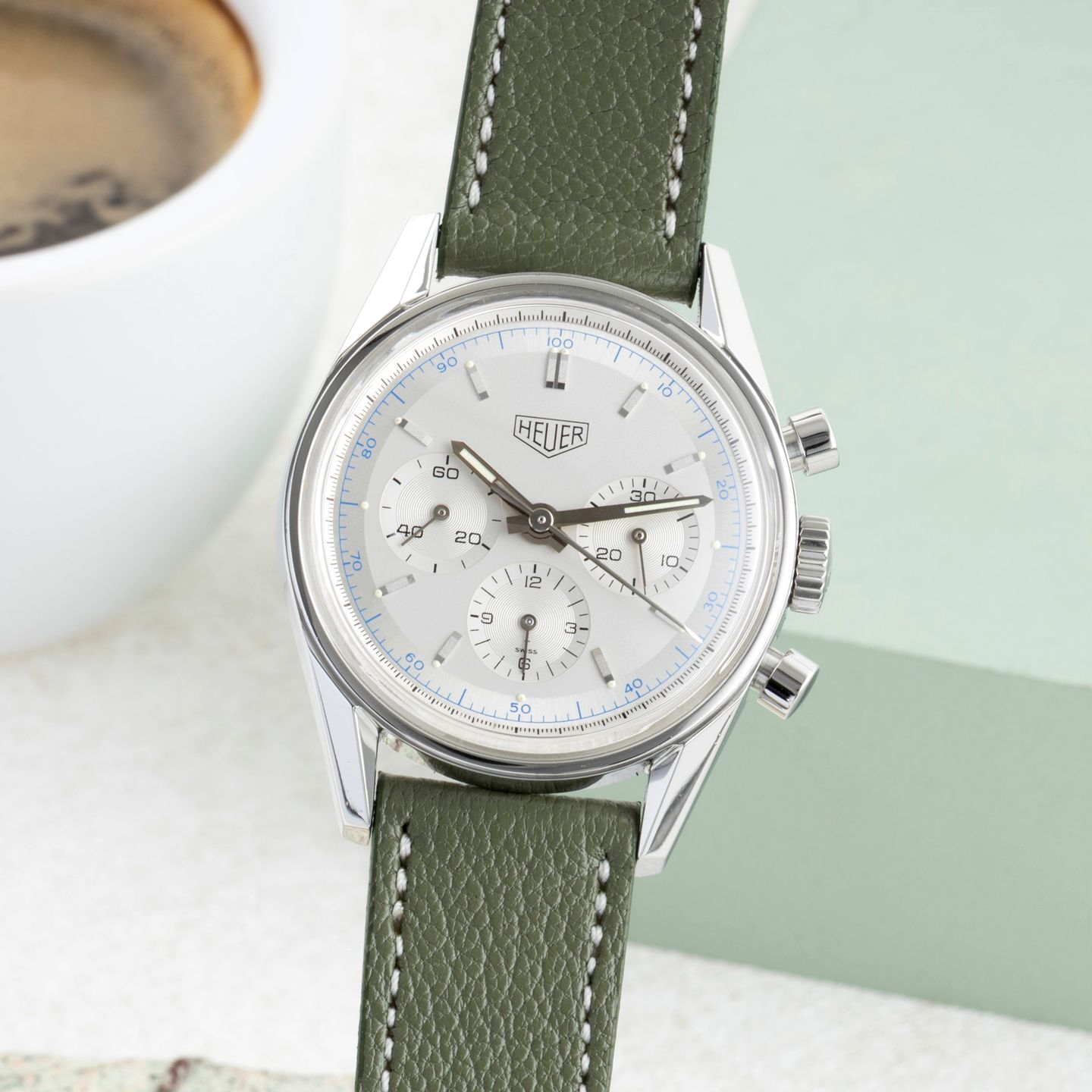 TAG Heuer Carrera CS3110 (2002) - Silver dial 36 mm Steel case (3/8)