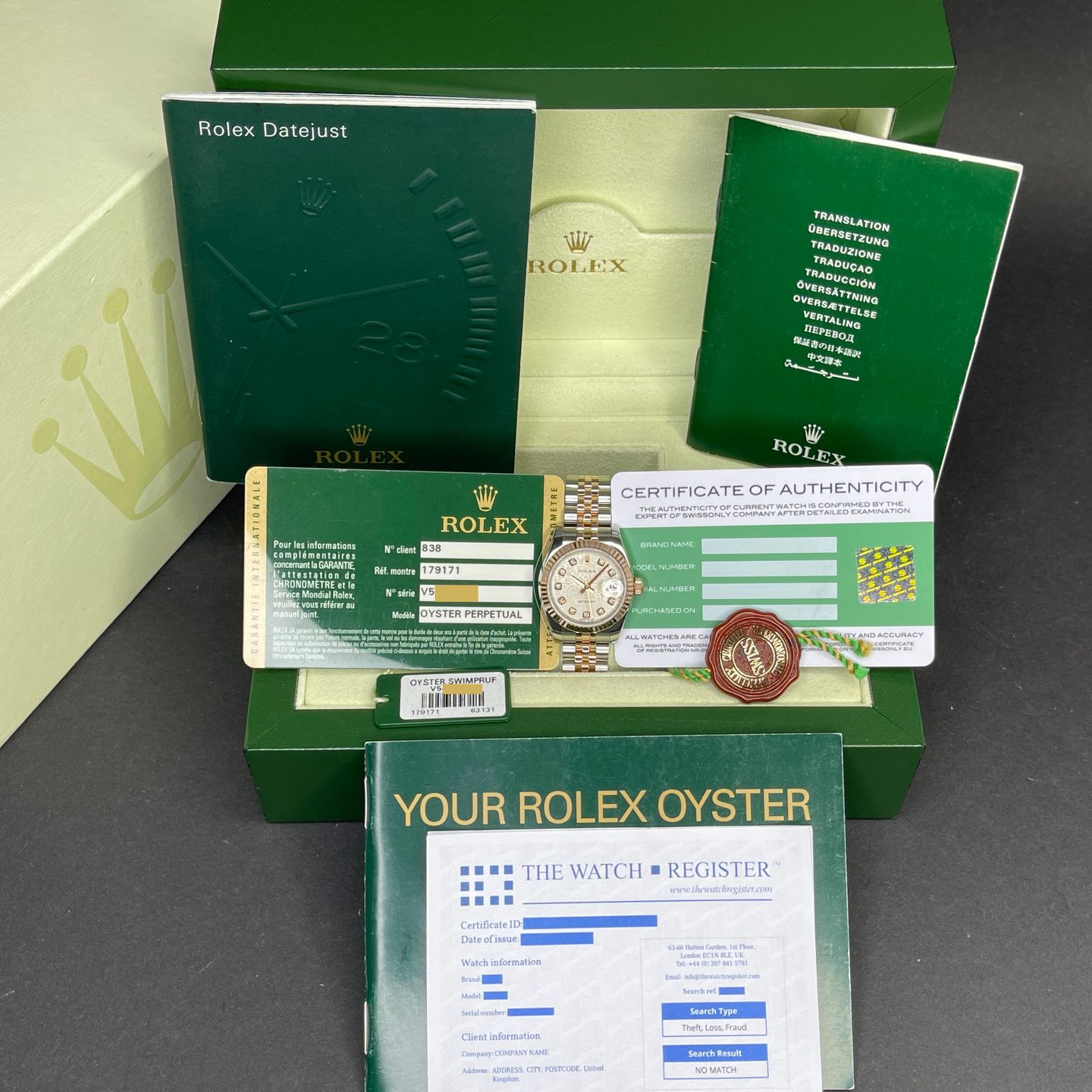 Rolex Lady-Datejust 179171 (2012) - 26mm Goud/Staal (2/8)