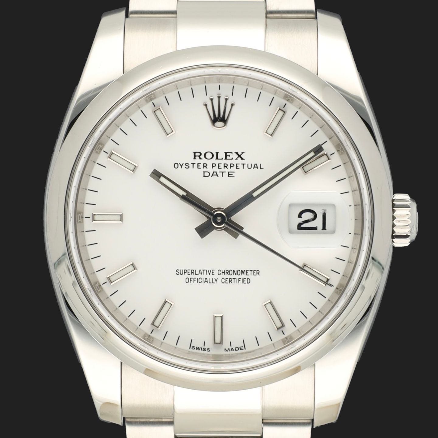 Rolex Oyster Perpetual Date 115200 - (3/8)