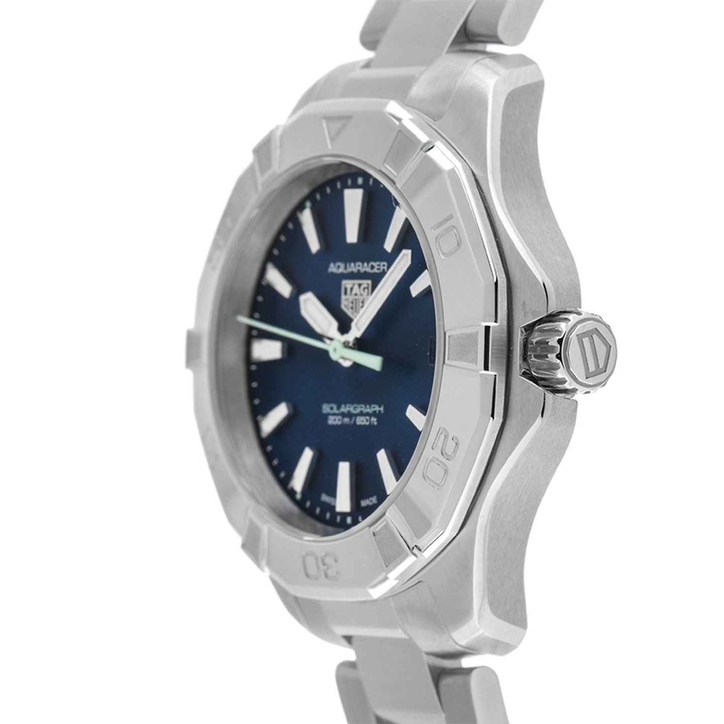 TAG Heuer Aquaracer Lady WBP1311.BA0005 (2025) - Blauw wijzerplaat 34mm Staal (4/7)