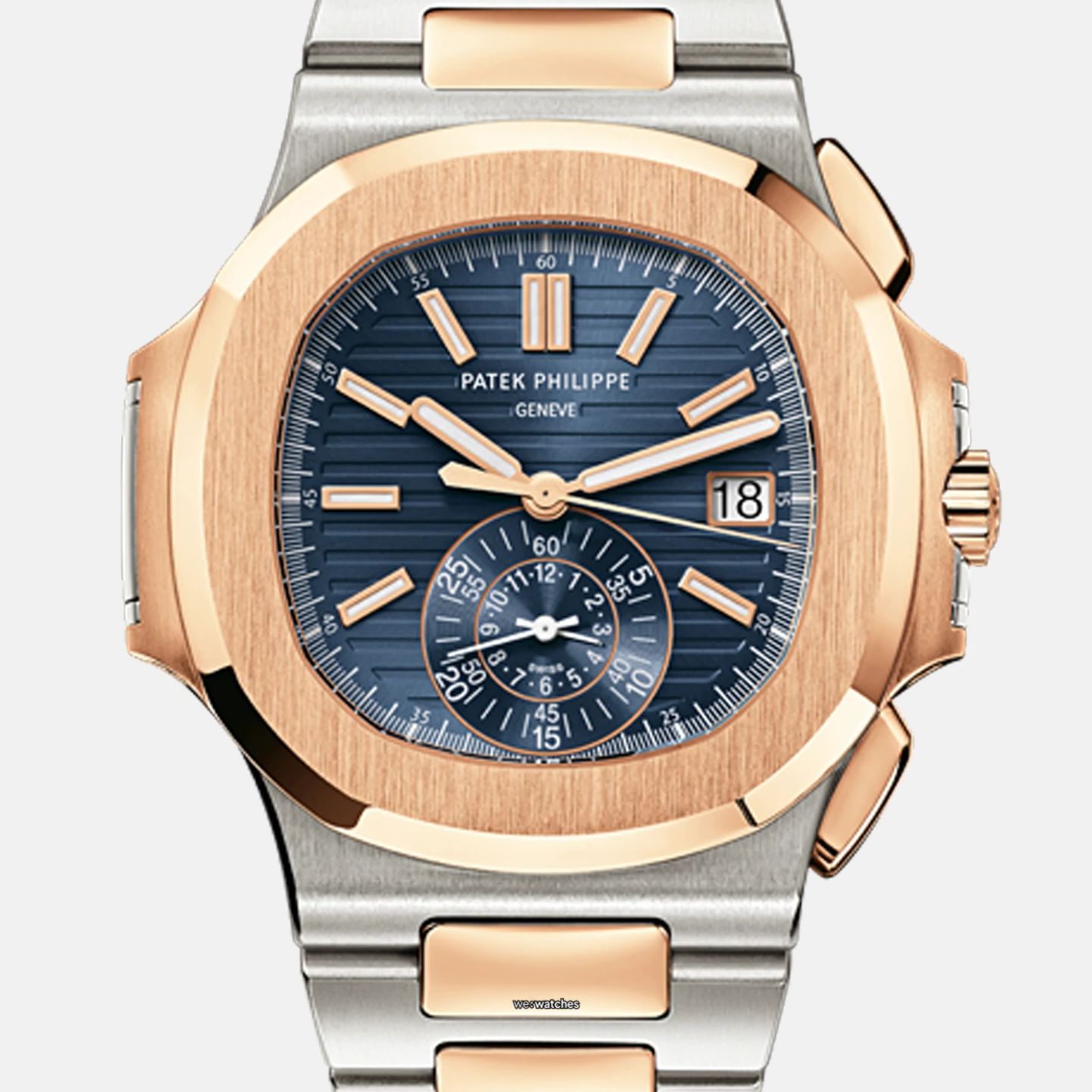 Patek Philippe Nautilus 5980/1AR-001 (2024) - Blue dial 41 mm Steel case (1/1)