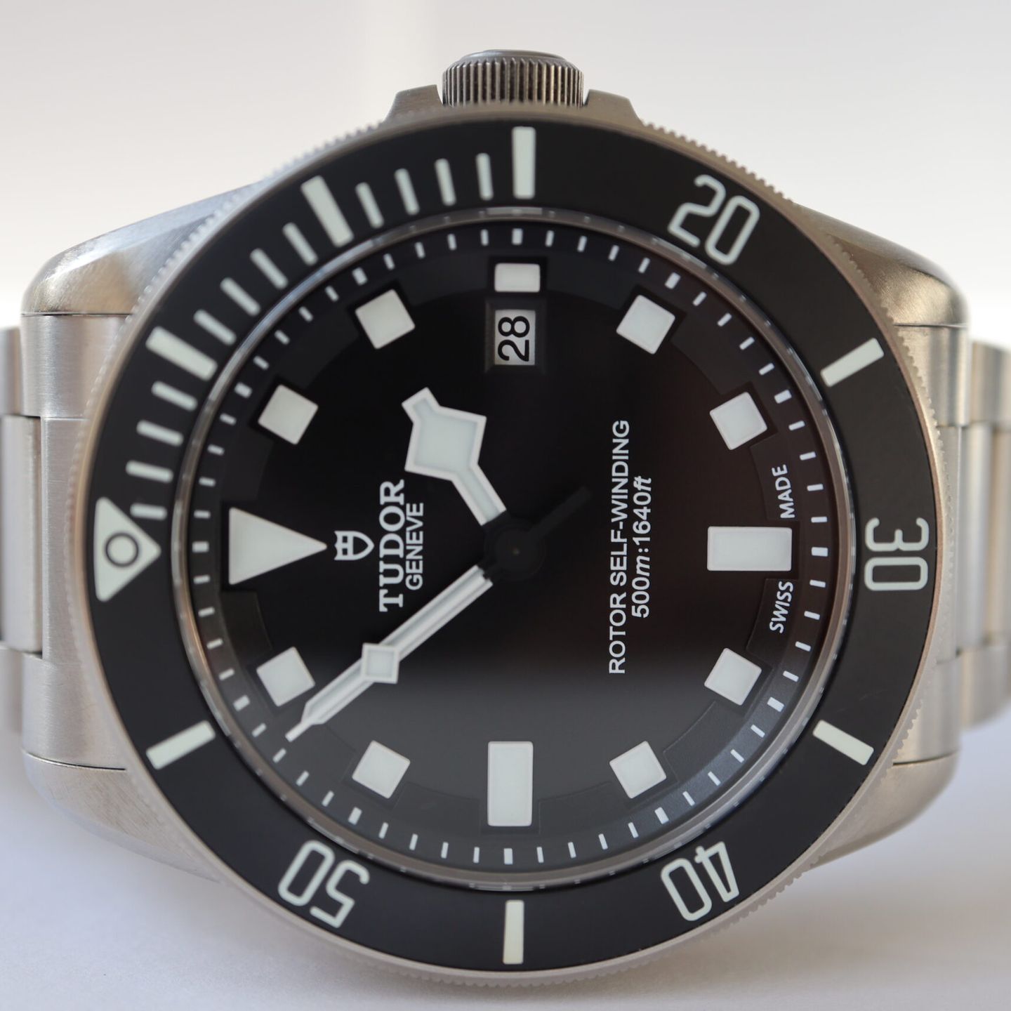 Tudor Pelagos 25500TN (2015) - Zwart wijzerplaat 42mm Titanium (2/8)