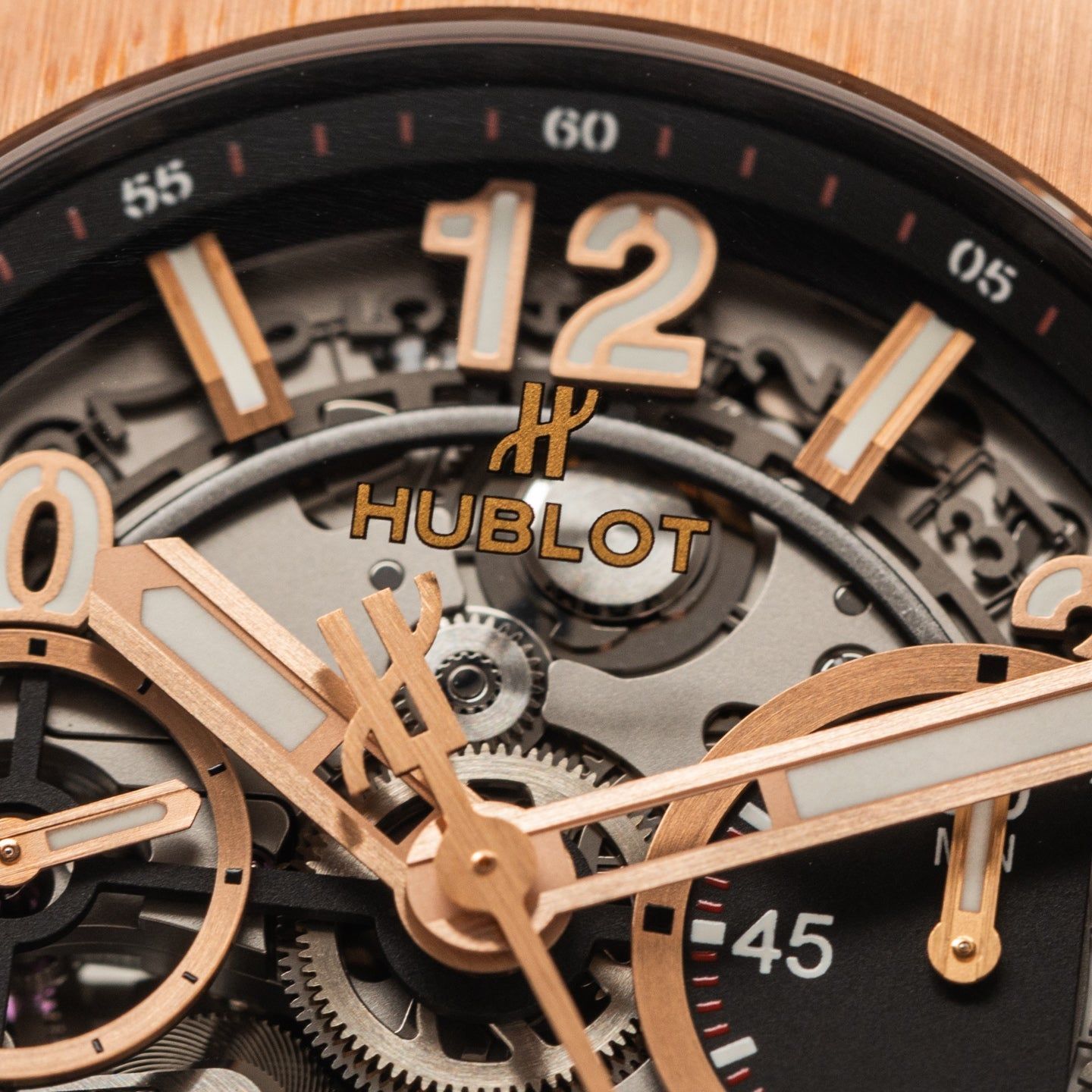 Hublot Big Bang Unico 441.OX.1180.RX.1704 (2021) - Transparant wijzerplaat 42mm Roségoud (2/3)