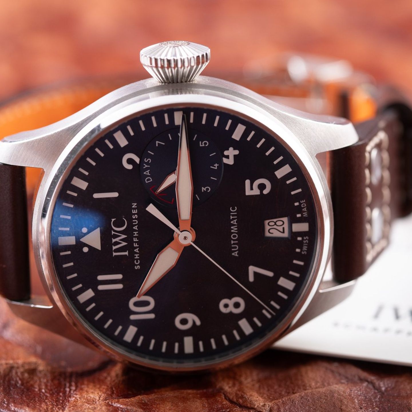 IWC Big Pilot IW500916 (2019) - Blue dial 46 mm Steel case (1/8)