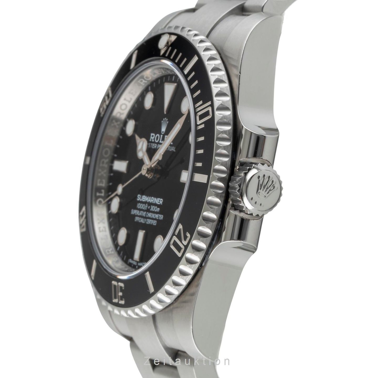 Rolex Submariner No Date 114060 (Onbekend (willekeurig serienummer)) - Zwart wijzerplaat 40mm Staal (5/8)