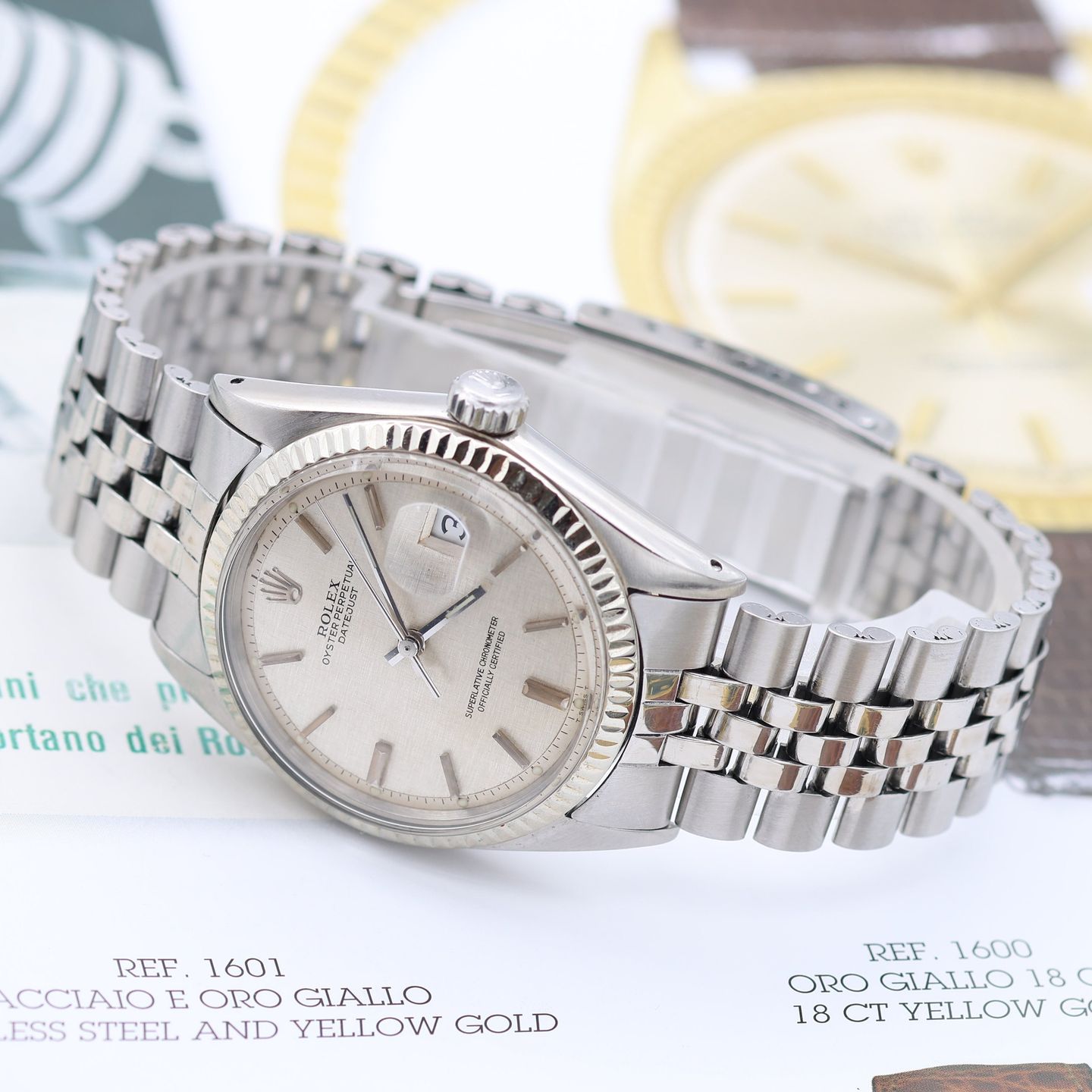Rolex Datejust 1601 (Unknown (random serial)) - 36 mm Steel case (7/8)