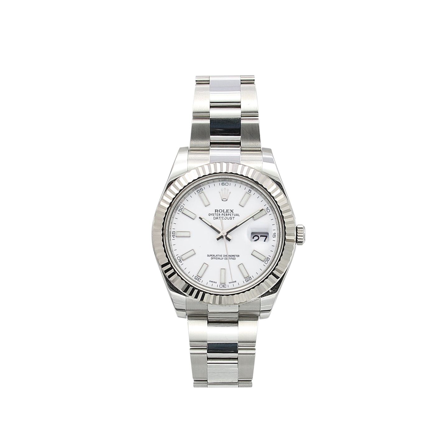 Rolex Datejust II 116334 (Onbekend (willekeurig serienummer)) - 41mm Staal (1/6)